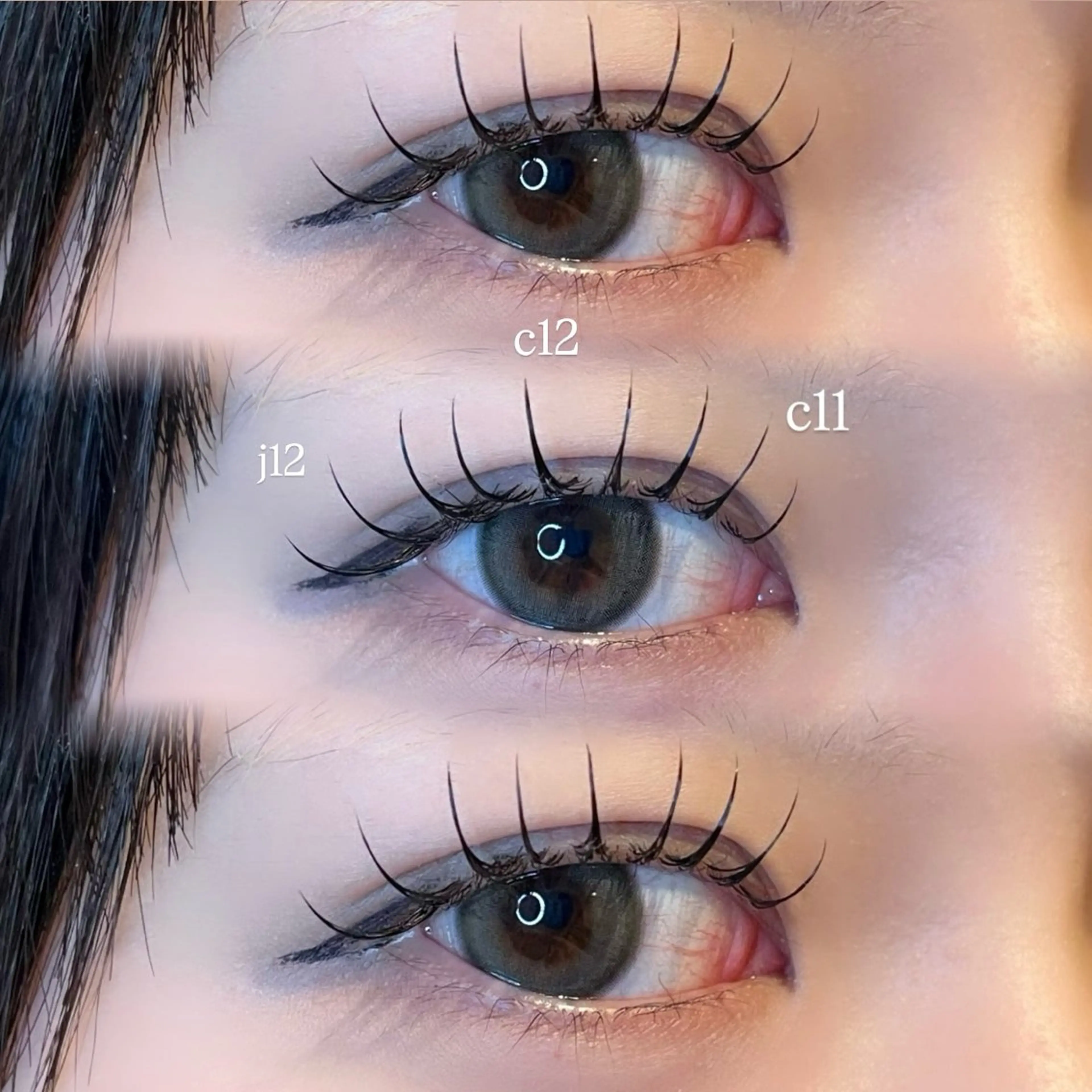 マツエク・マツパ Mell Yuuna ♡パリエク /束感のマツエク・マツパデザイン