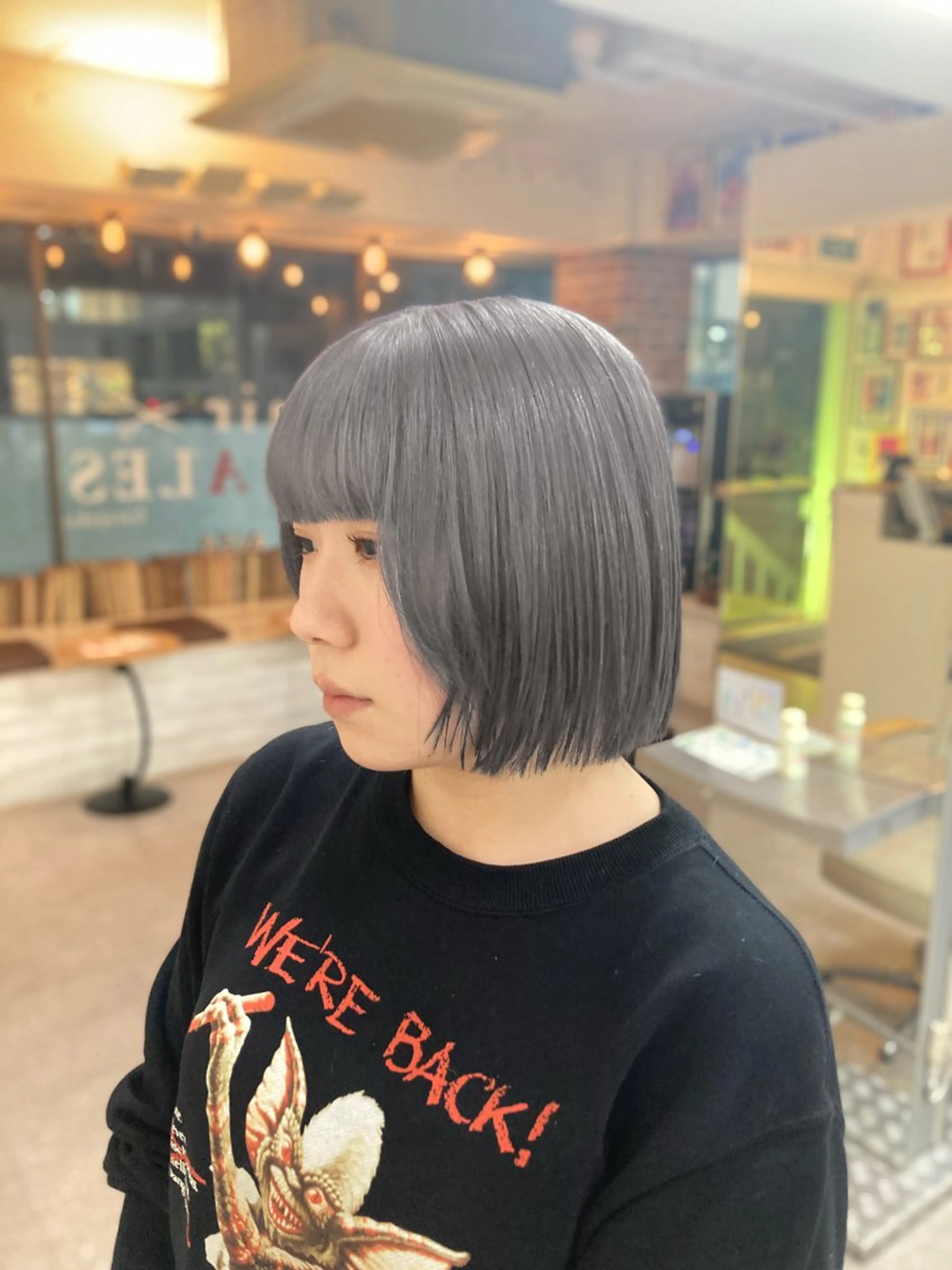 ショート カラー カット ヘアカラー トリートメント ウルフ/レイヤー エクステ/kokiのヘアスタイル