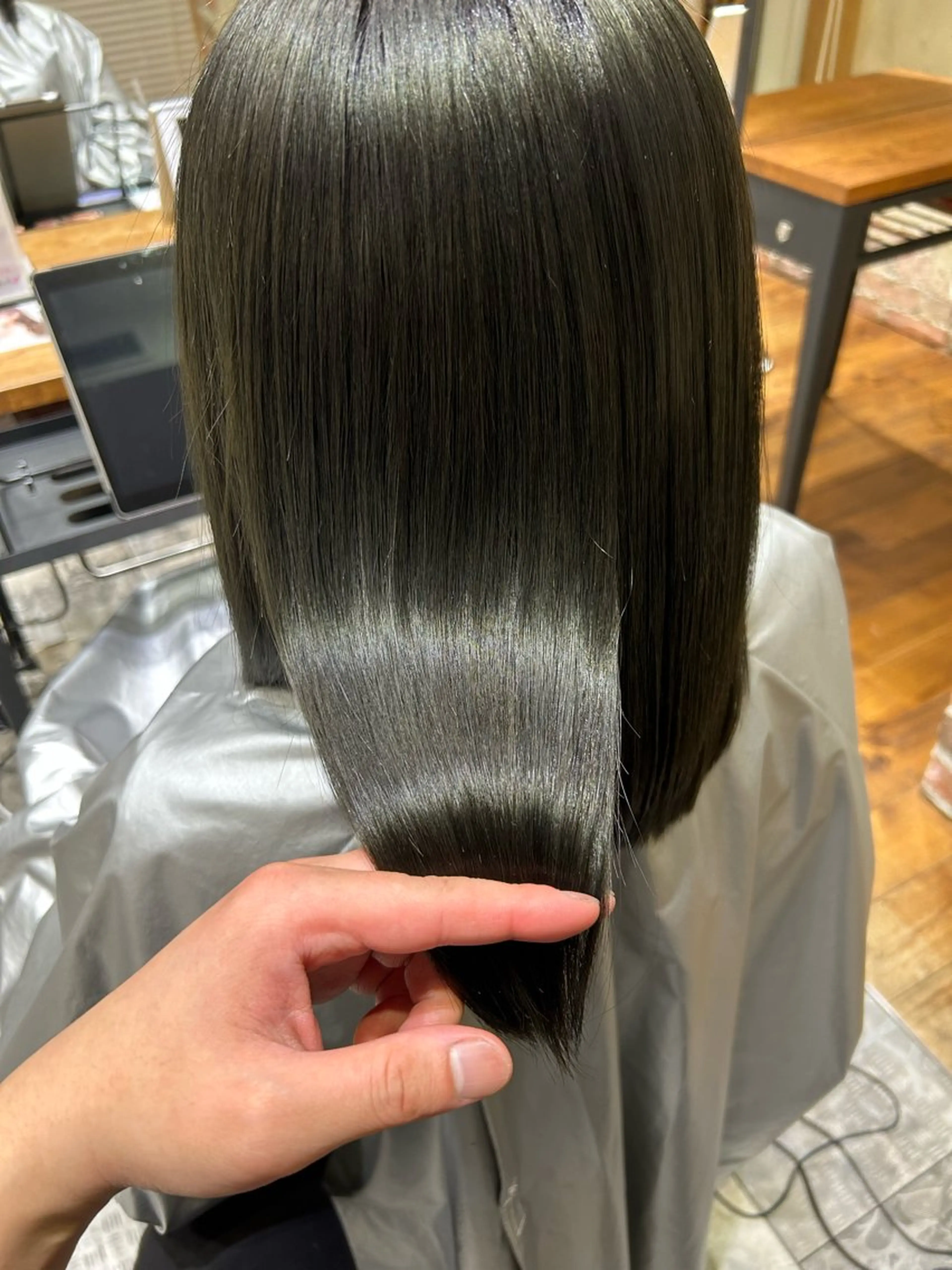 ミディアム カラー ヘアカラー トリートメント 新宿　藤田 大樹のヘアスタイル