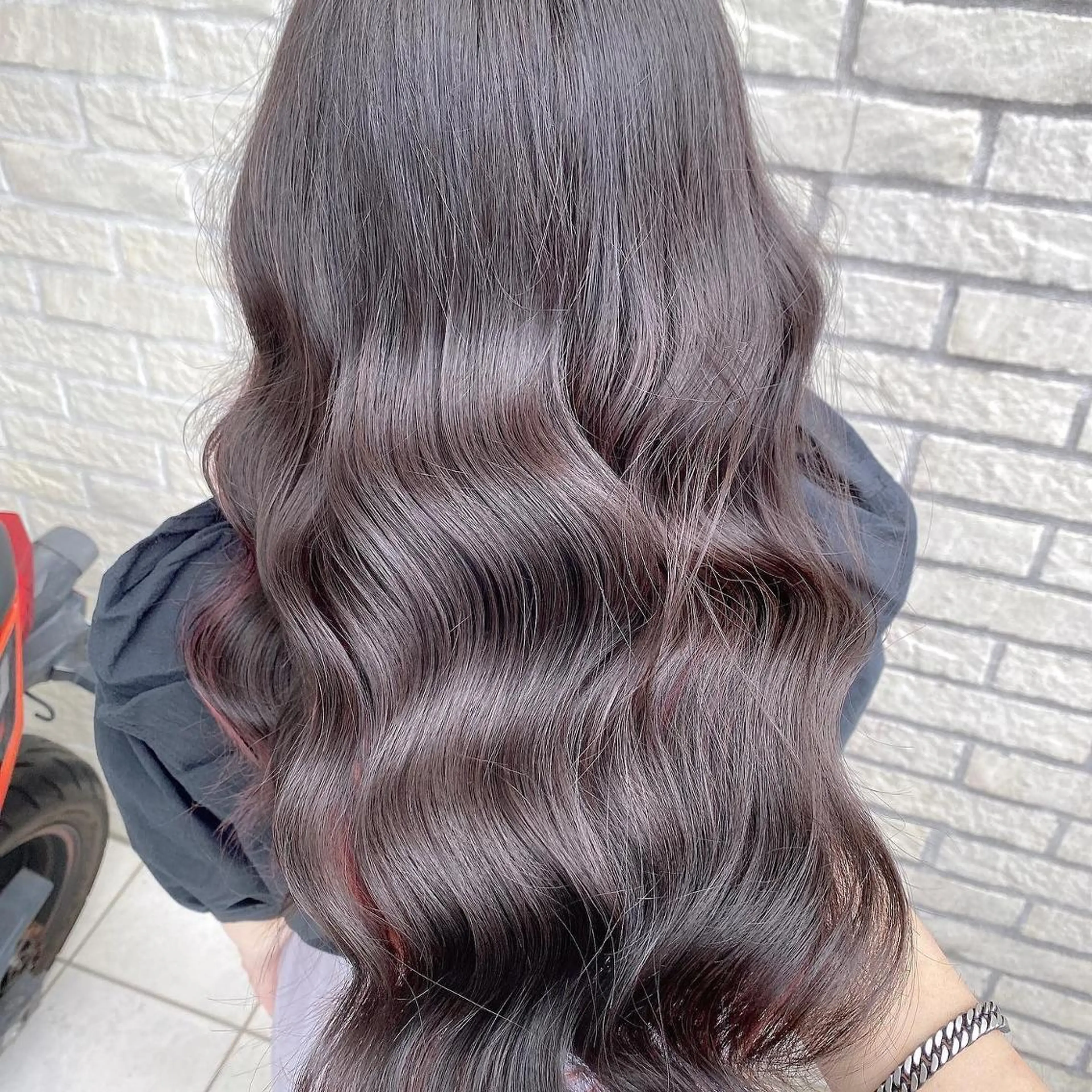 カラー ベージュカラー ブリーチ ブラウンカラー グレージュ ブリーチなしカラー 艶髪レイヤー屋さん 大澤竜馬のヘアスタイル