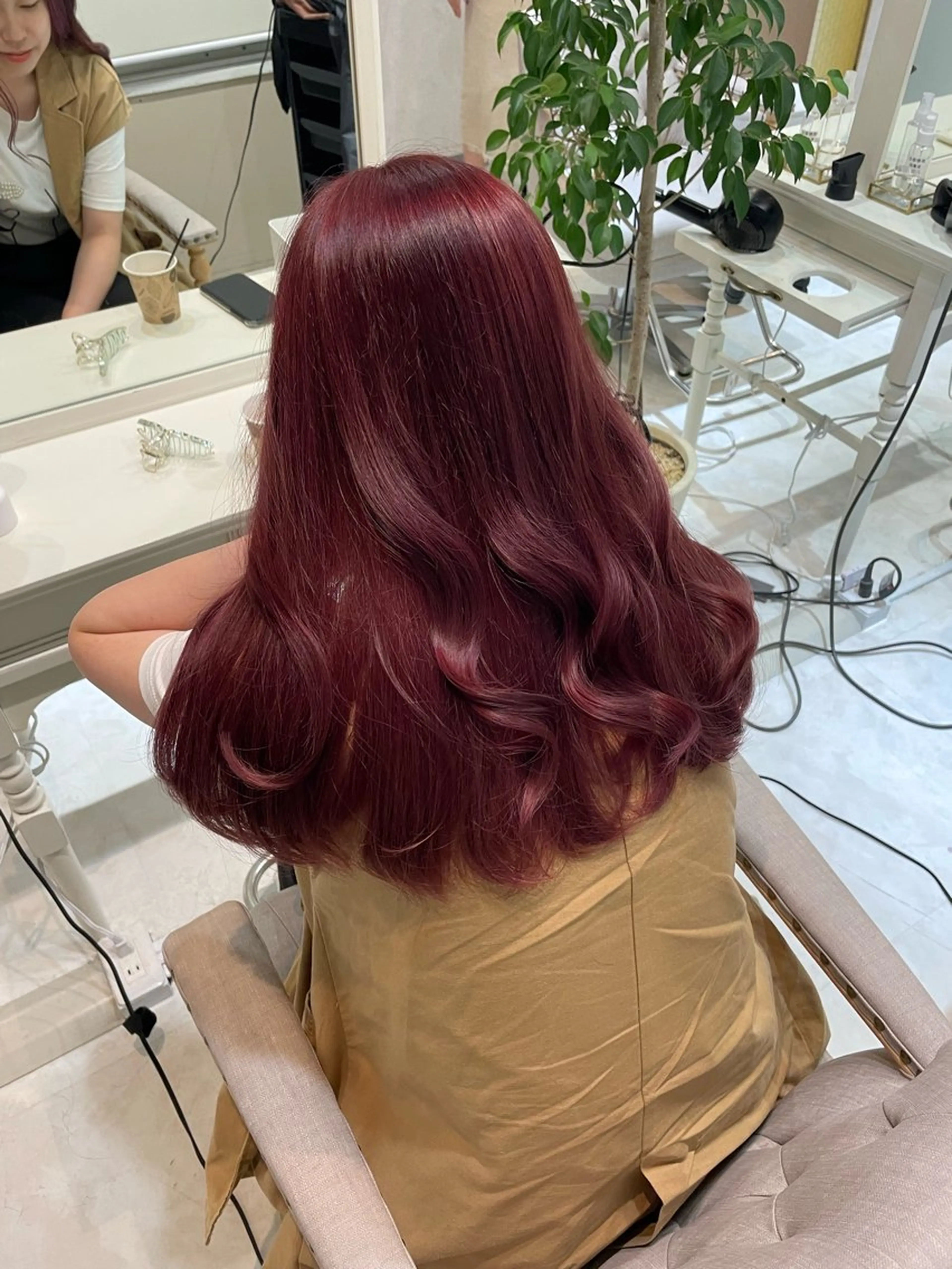 ロング ヘアカラー 似合わせカラー 梅田 ayanaのヘアスタイル