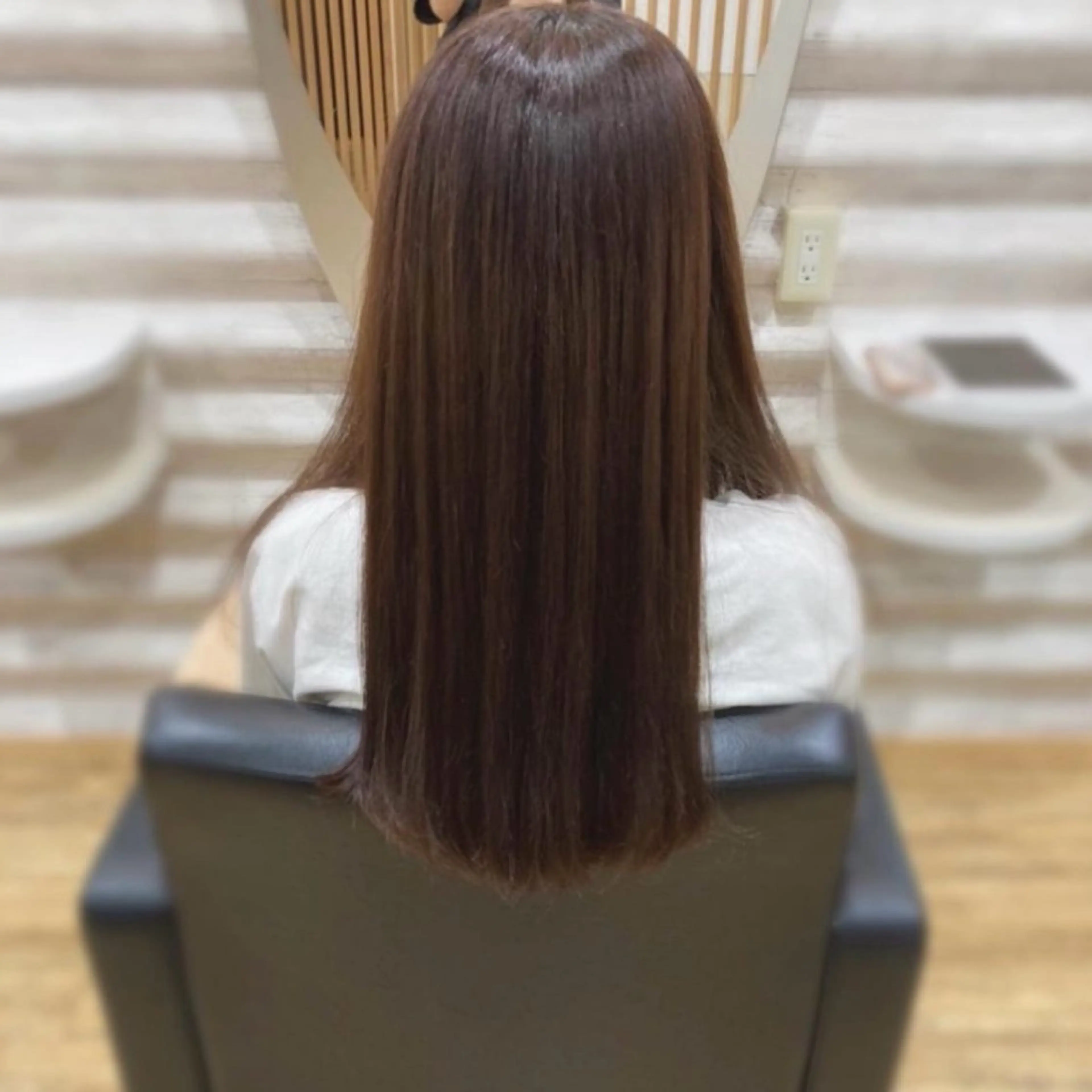 ロング カラー 髪質改善 トリートメント 艶の専門店/髪質改善 ×酸熱カラー/KONのヘアスタイル