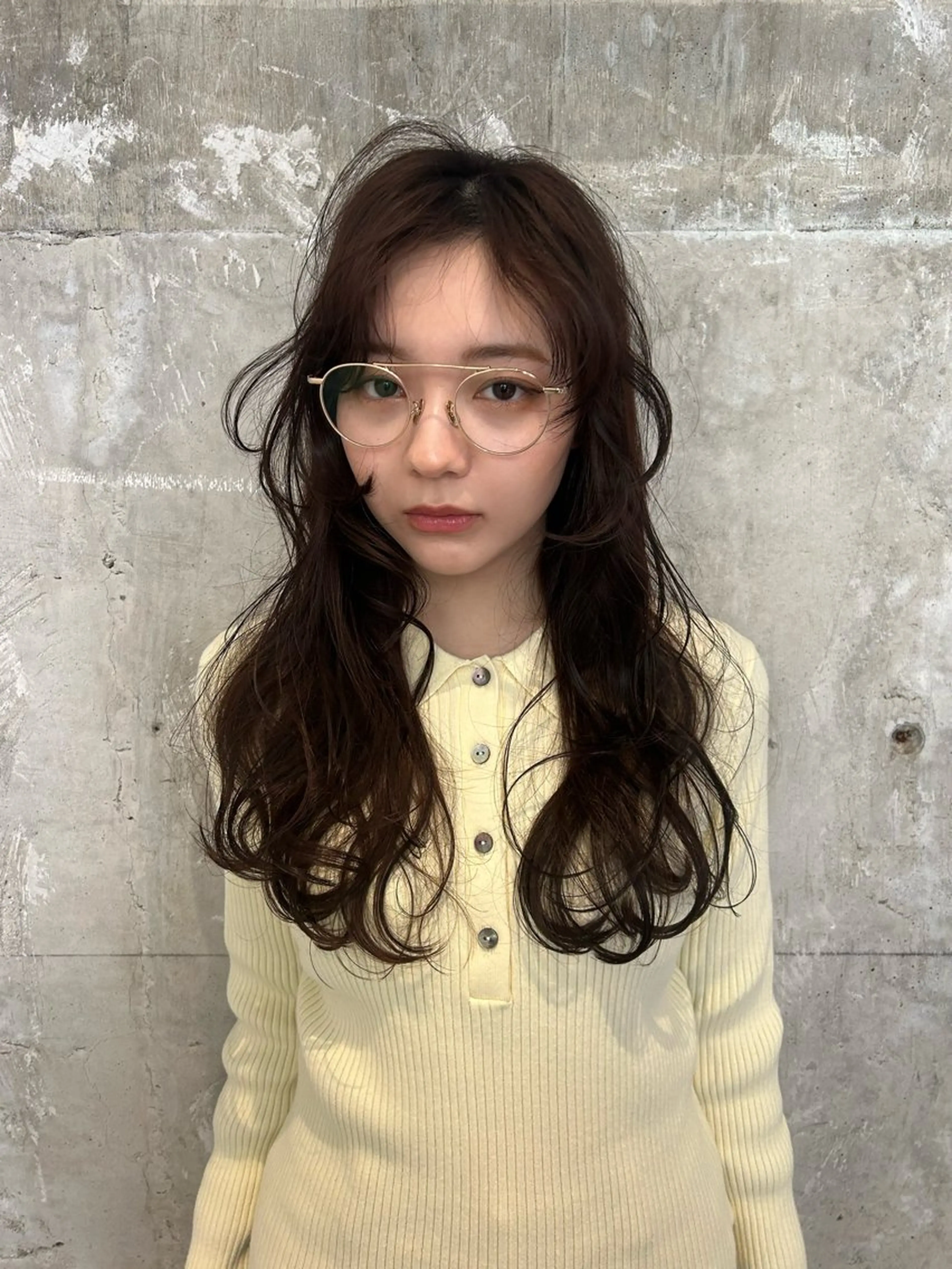 ロング カラー レイヤーカット [Eurica] muaのヘアスタイル