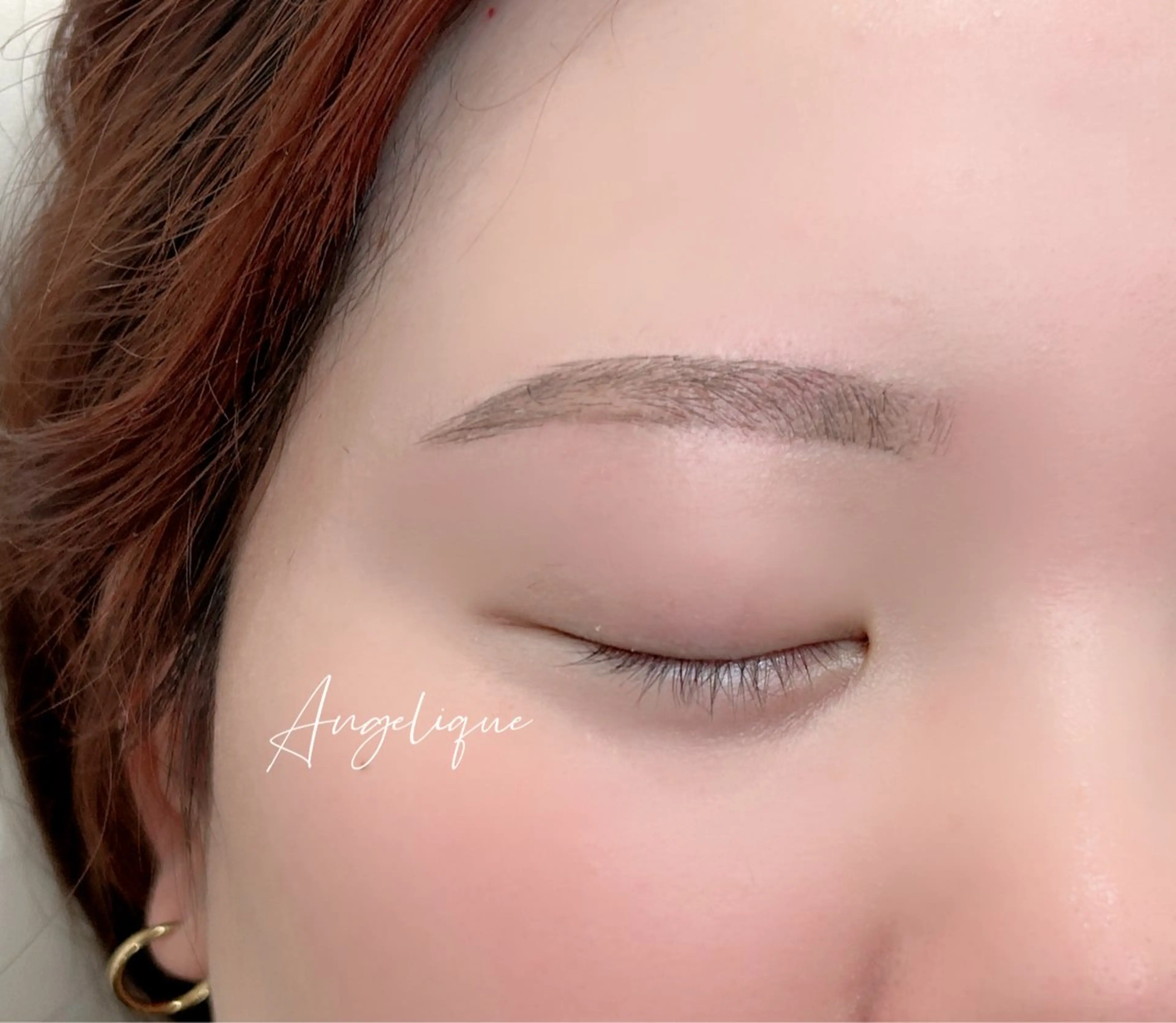 アイブロウ ワックス脱毛 眉カット 小倉 彩愛のマツエク・マツパデザイン