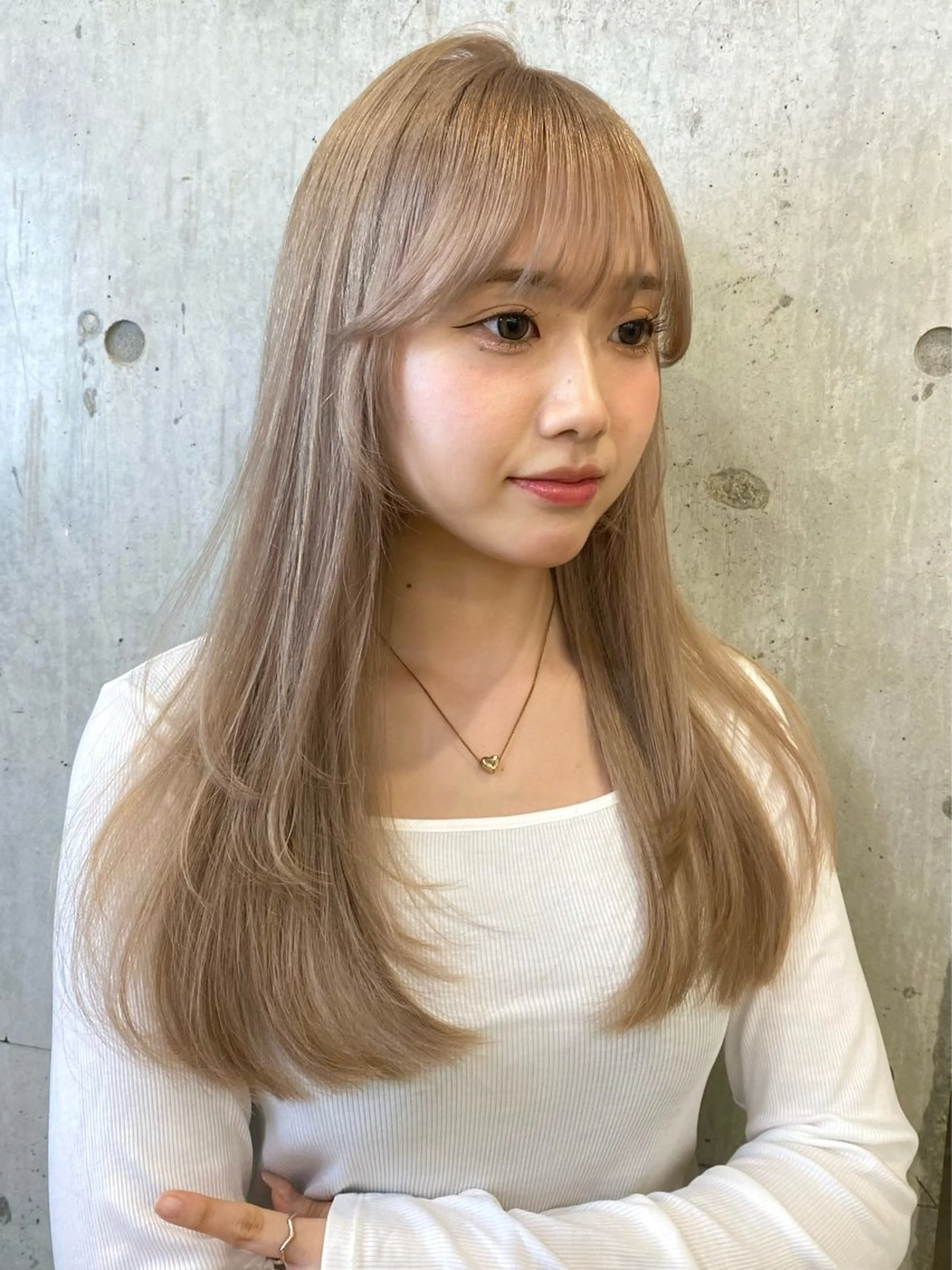 セミロング 無料カットモデル募集 💎坪谷のヘアスタイル