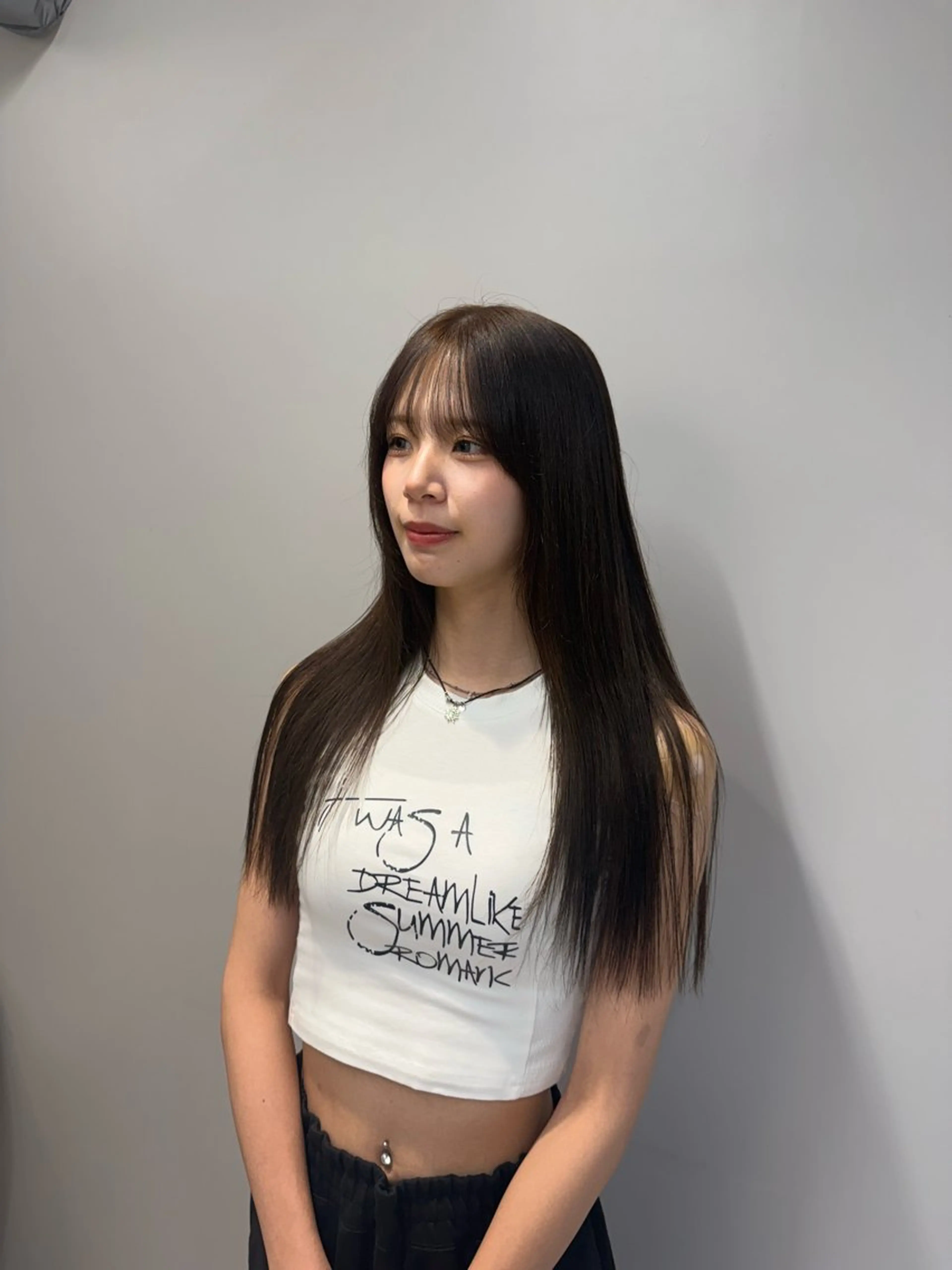 ロング カラー カット ヘアカラー トリートメント 艶カラーsora🐰 カラーモデル募集🩵のヘアスタイル