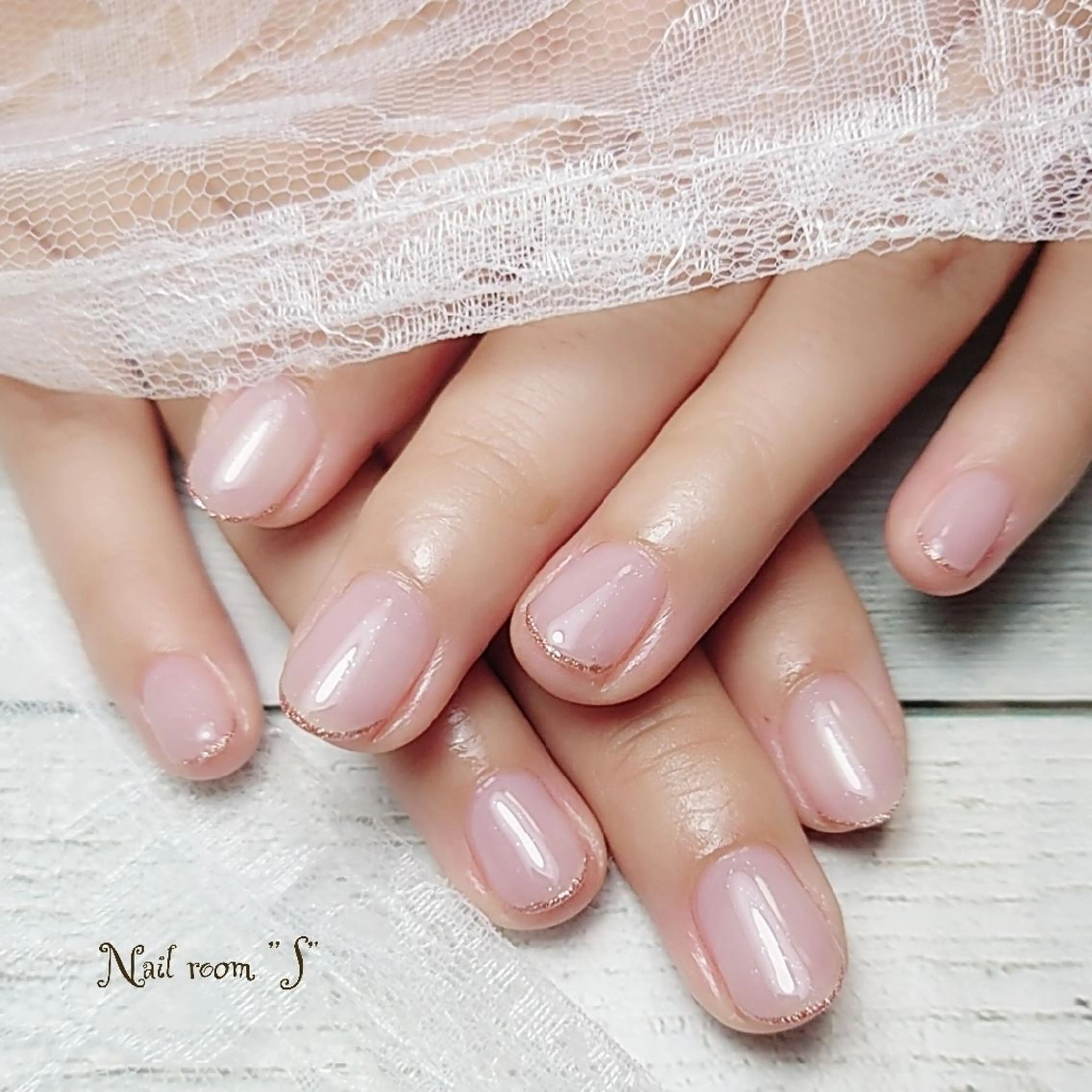ネイル オフィスネイル シンプルネイル Nail room  "S"  SAKAIのネイルデザイン