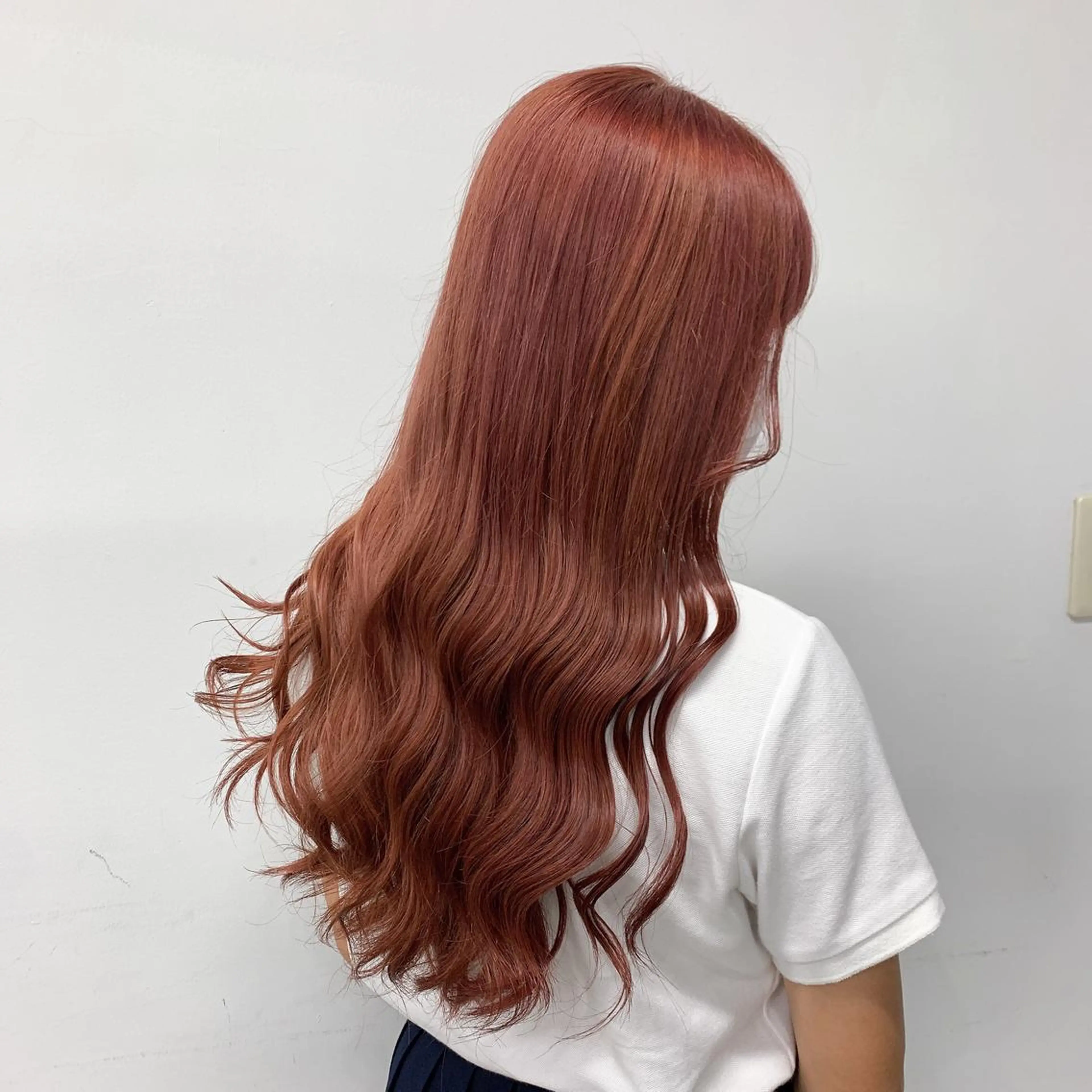 ロング カラー パーマ ヘアアレンジ メンズ キッズ ネイル マツエク・マツパ ピンクカラー カラーマツエク ピンク 🦋haginoya miho🦋のマツエク・マツパデザイン