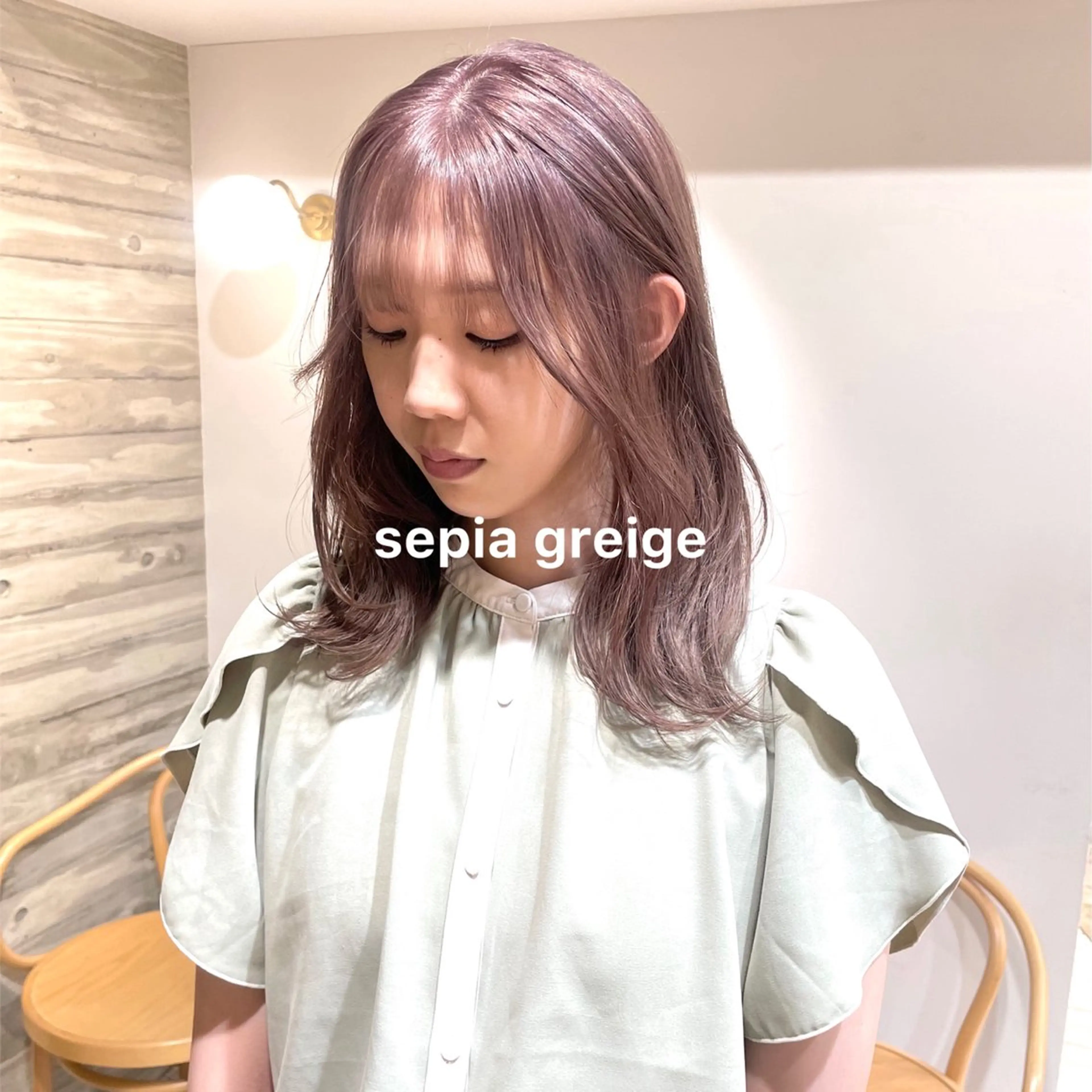 カラー 暖色カラー推し/ トヤエリコのヘアスタイル