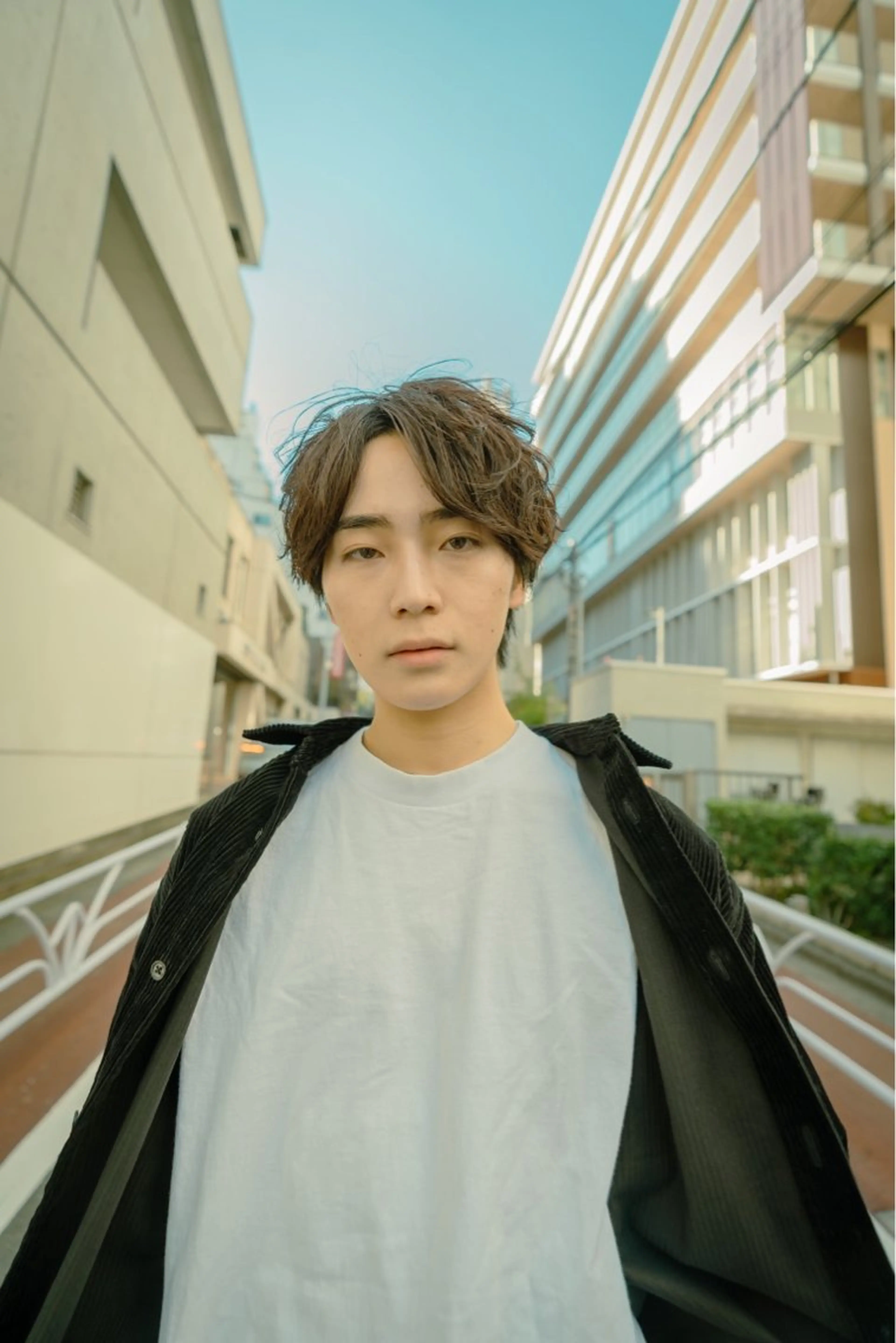 ミディアム カラー メンズ カット ヘアカラー benji仙台所属・KOKI/ ボブ/ パーマ/透明感カラーのヘアスタイル