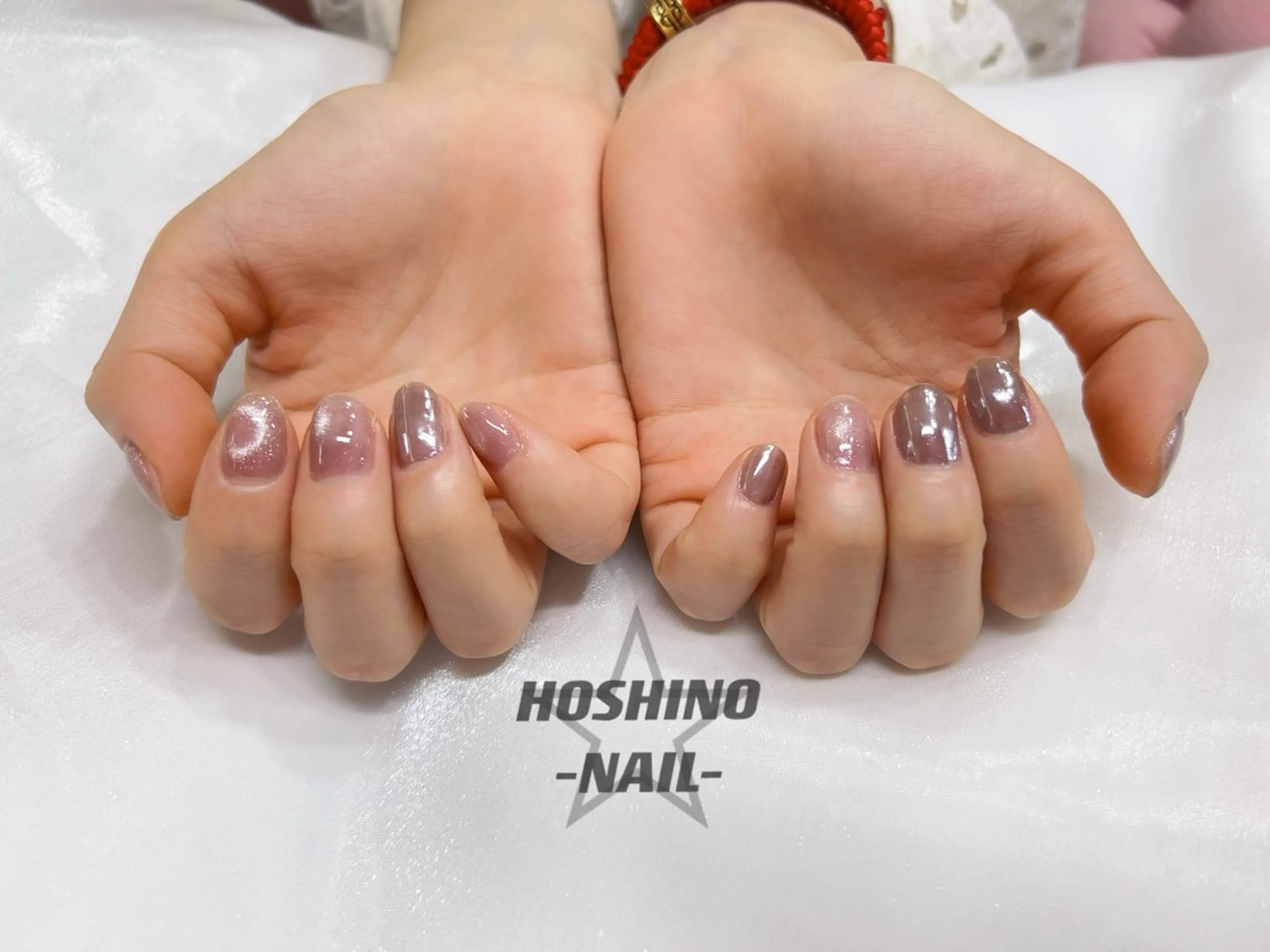 ネイル アートネイル キラキラネイル マグネットネイル ミラーネイル ピンク ハンドネイル ハンドケア ★HOSHINO NAIL★ナナミのネイルデザイン