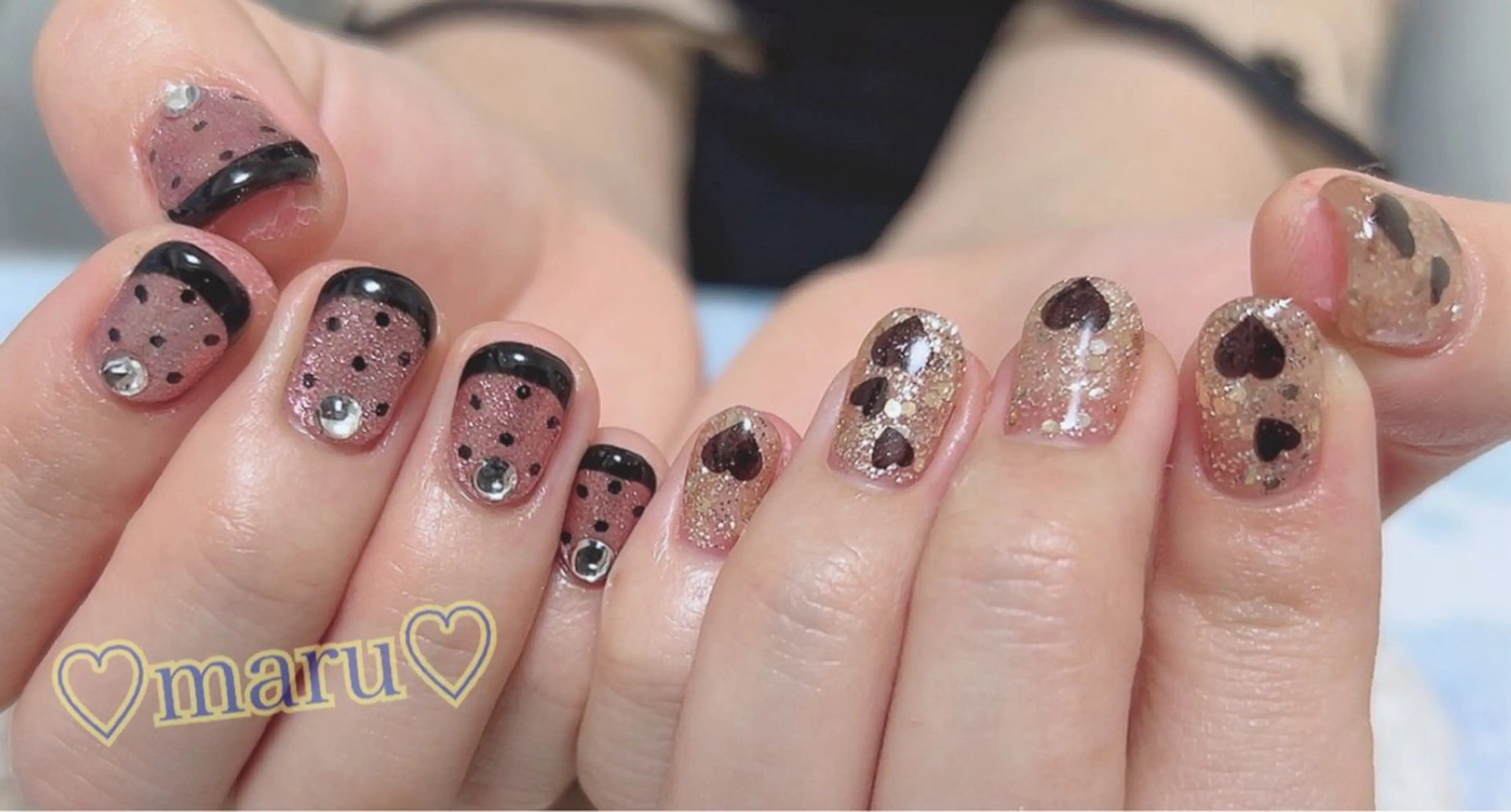ネイル ハンドネイル フットネイル まるみ ♡のネイルデザイン