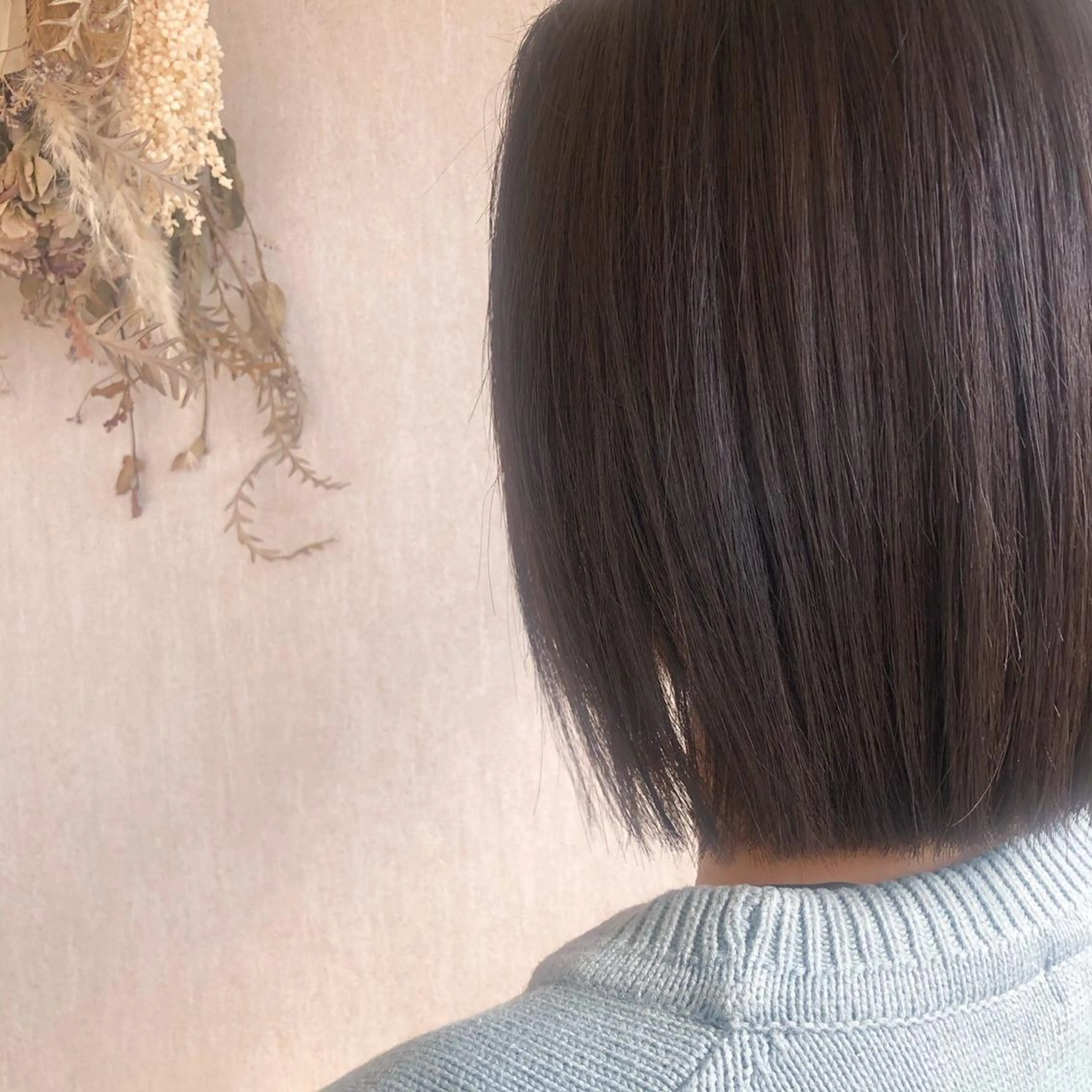ミディアム ボブ 松本 玲菜のヘアスタイル
