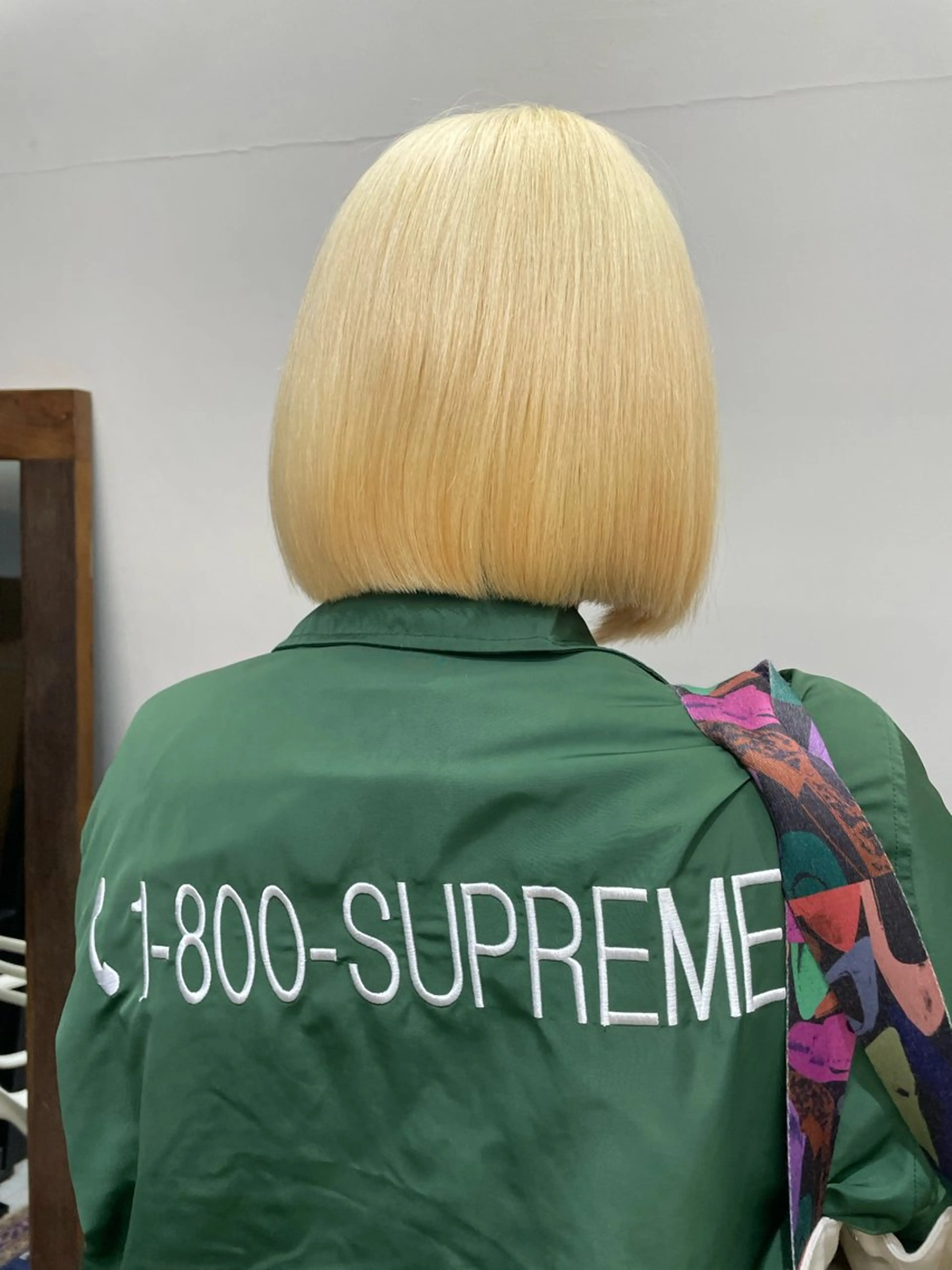 ミディアム カラー パーマ ヘアアレンジ メンズ 抜きっぱなしブロンド ブロンド カット ヘアカラー トリートメント tatsumi/ボブ ウルフ/レイヤーのヘアスタイル