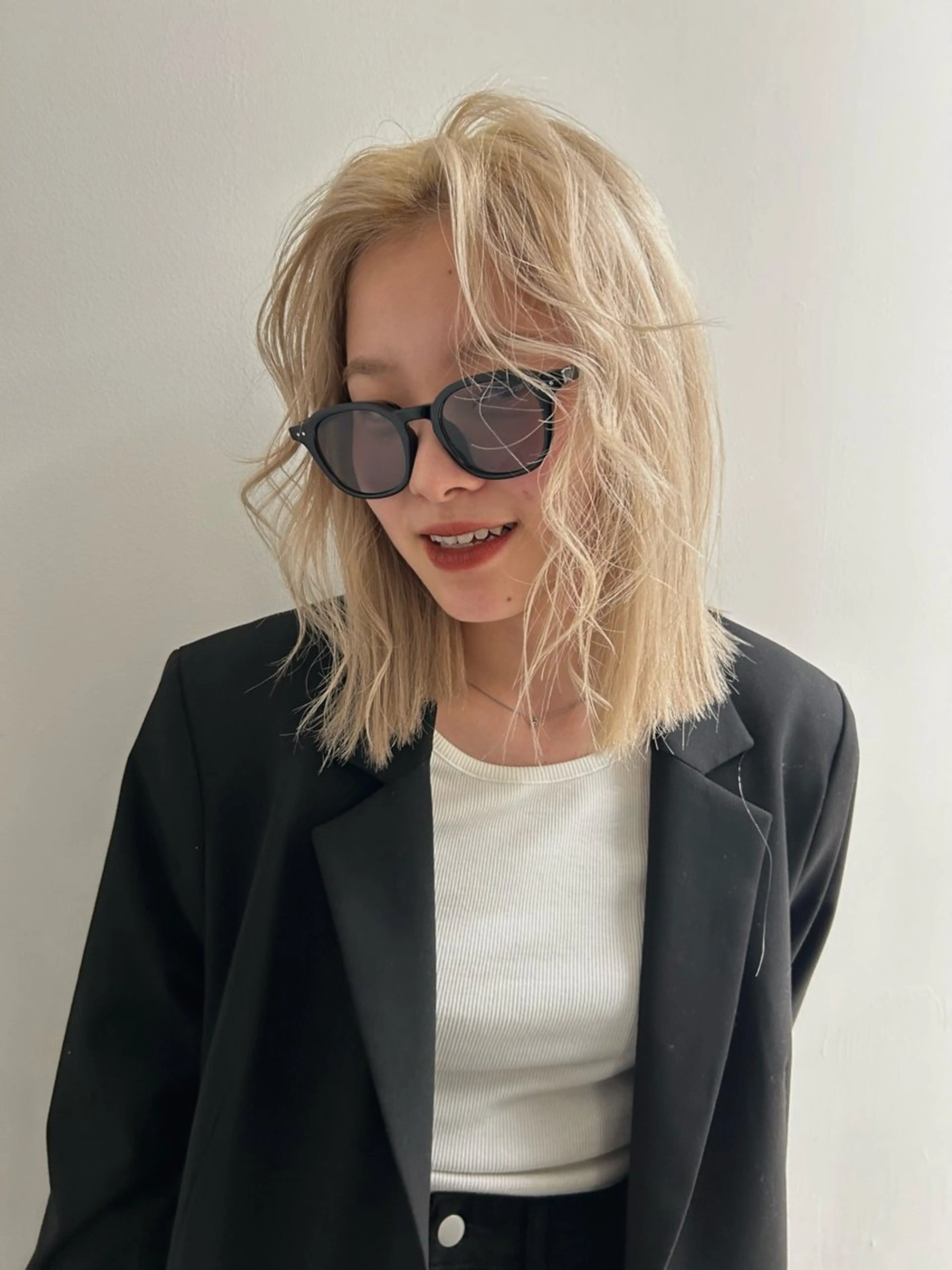セミロング カラー ヘアカラー トリートメント lomalia daisukeのヘアスタイル