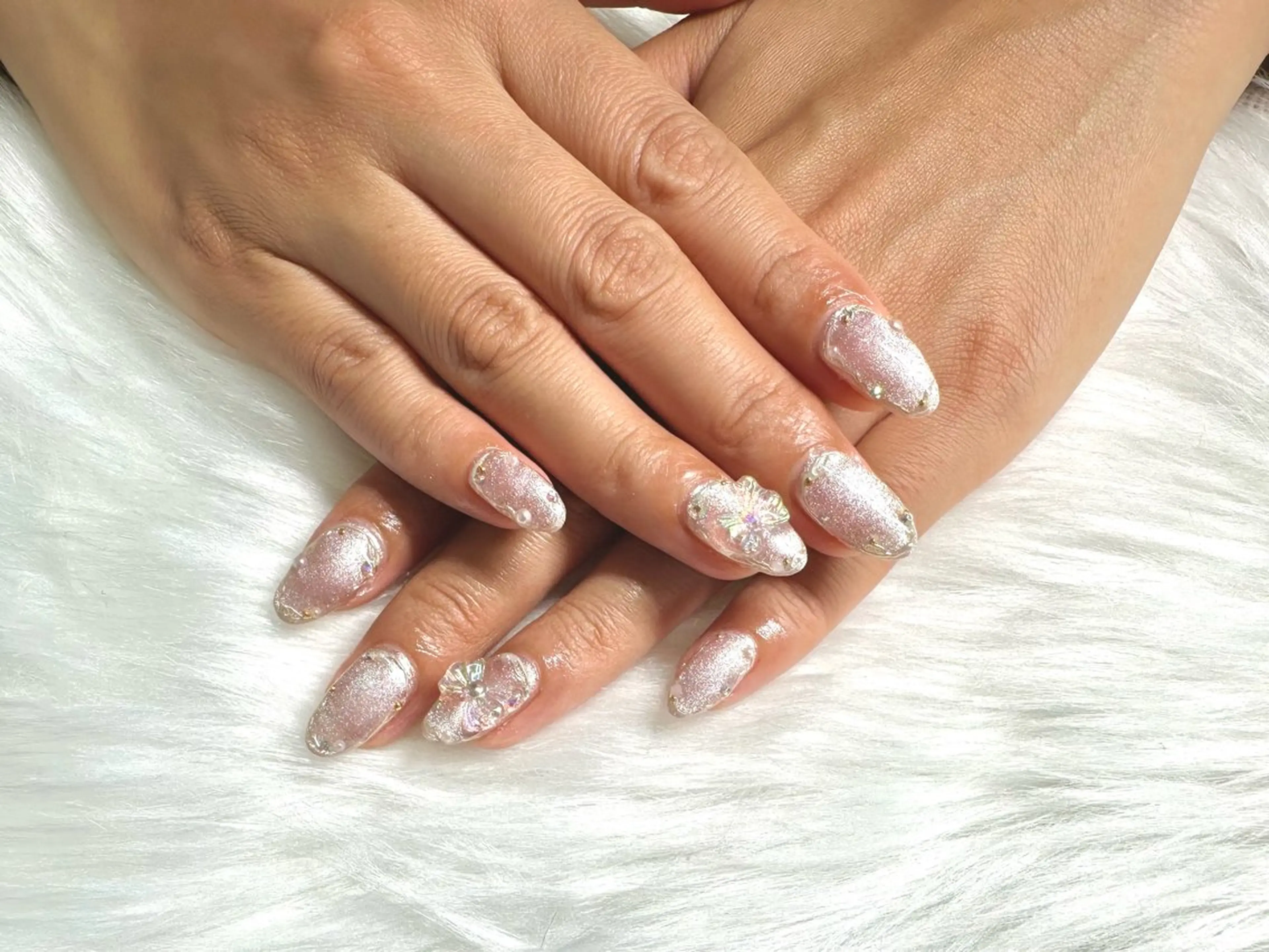 ネイル ハンドネイル Bianca 🩵 Ayakoのネイルデザイン