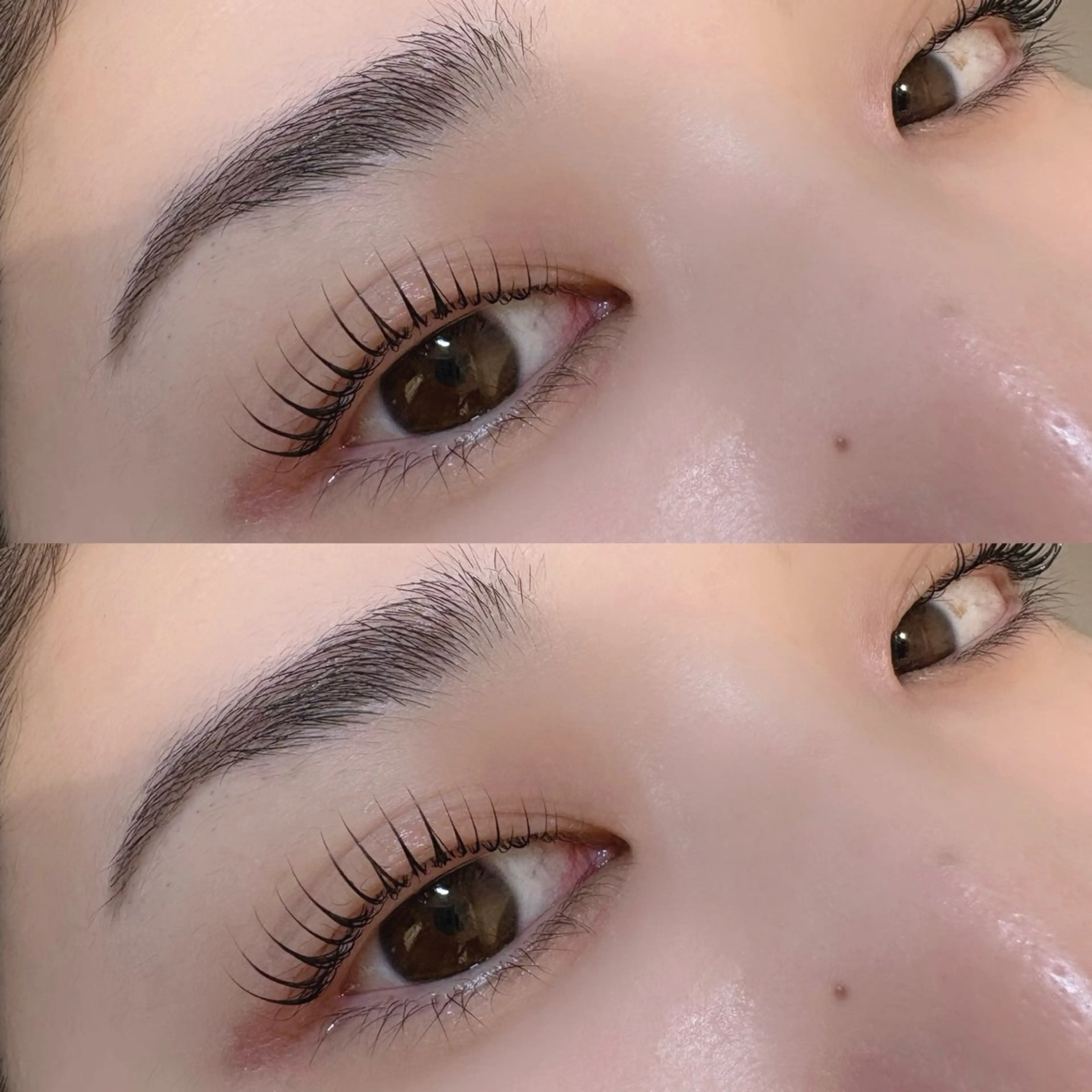 【🤍No.2🤍】まつ毛パーマ👀🩶(パリジェンヌ可)×トリートメント ￥5280休日＋550の写真