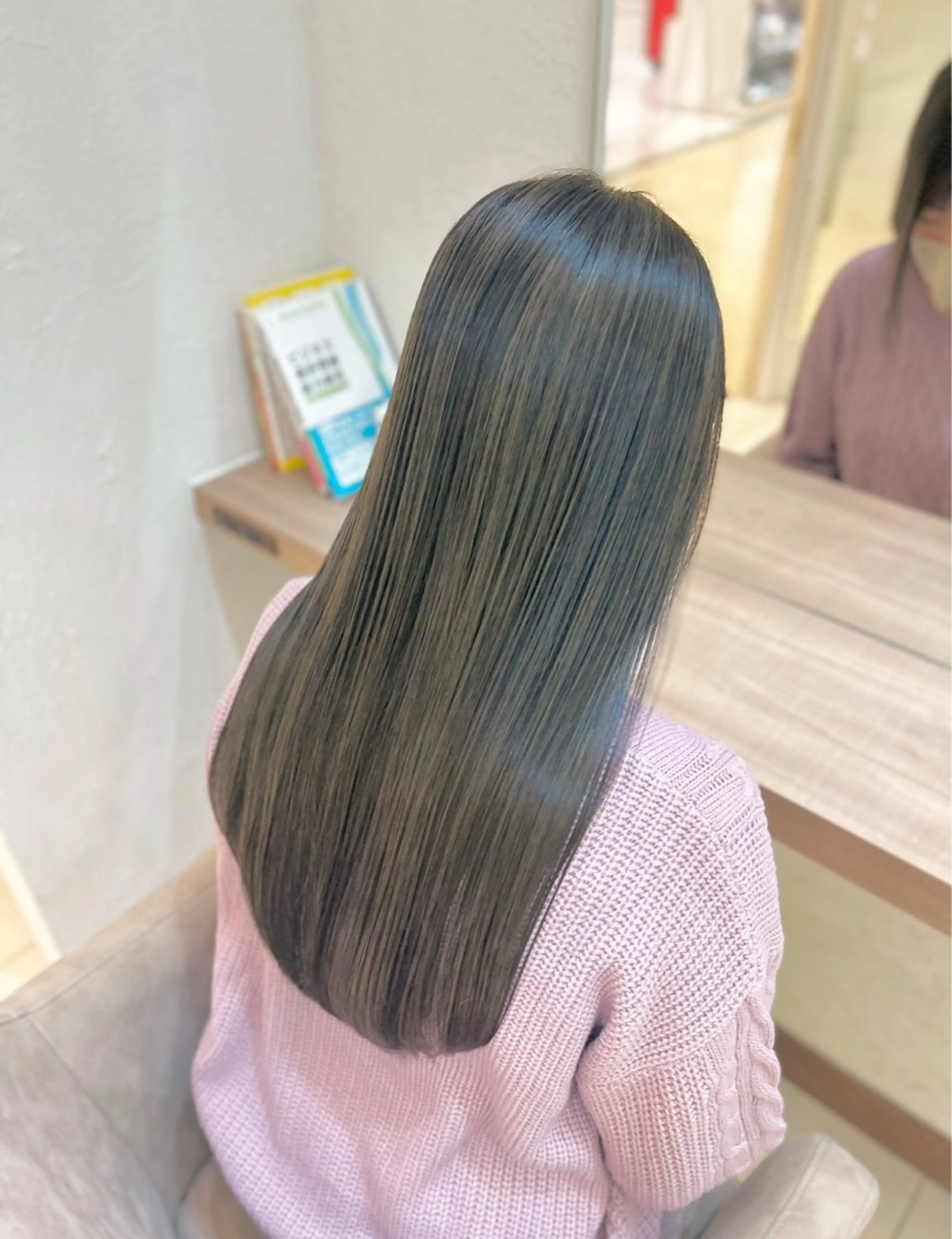 ロング カラー 艶質改善/縮毛矯正 ササキナツミのヘアスタイル