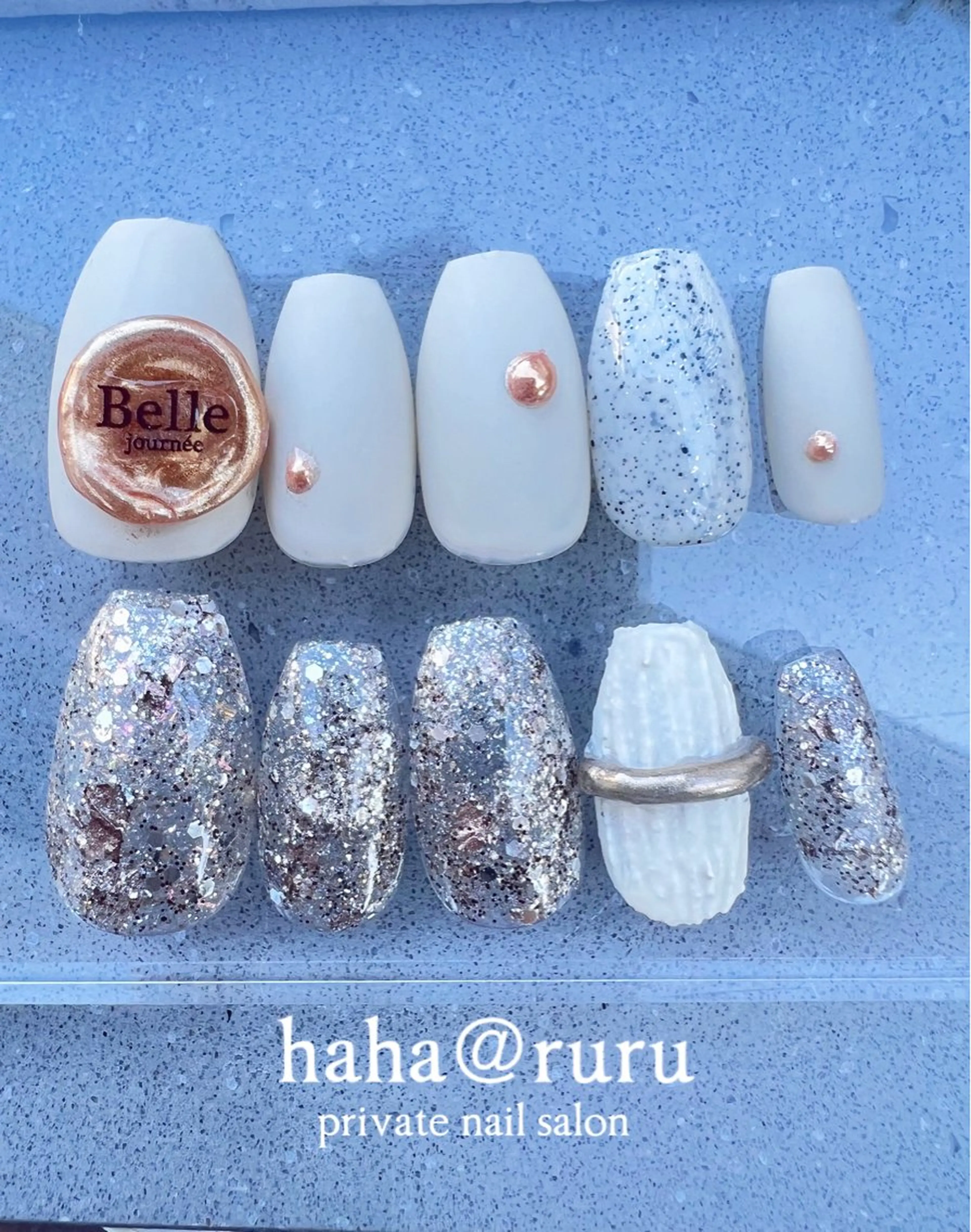 ネイル ハンドネイル フットネイル haha@ ruruのネイルデザイン