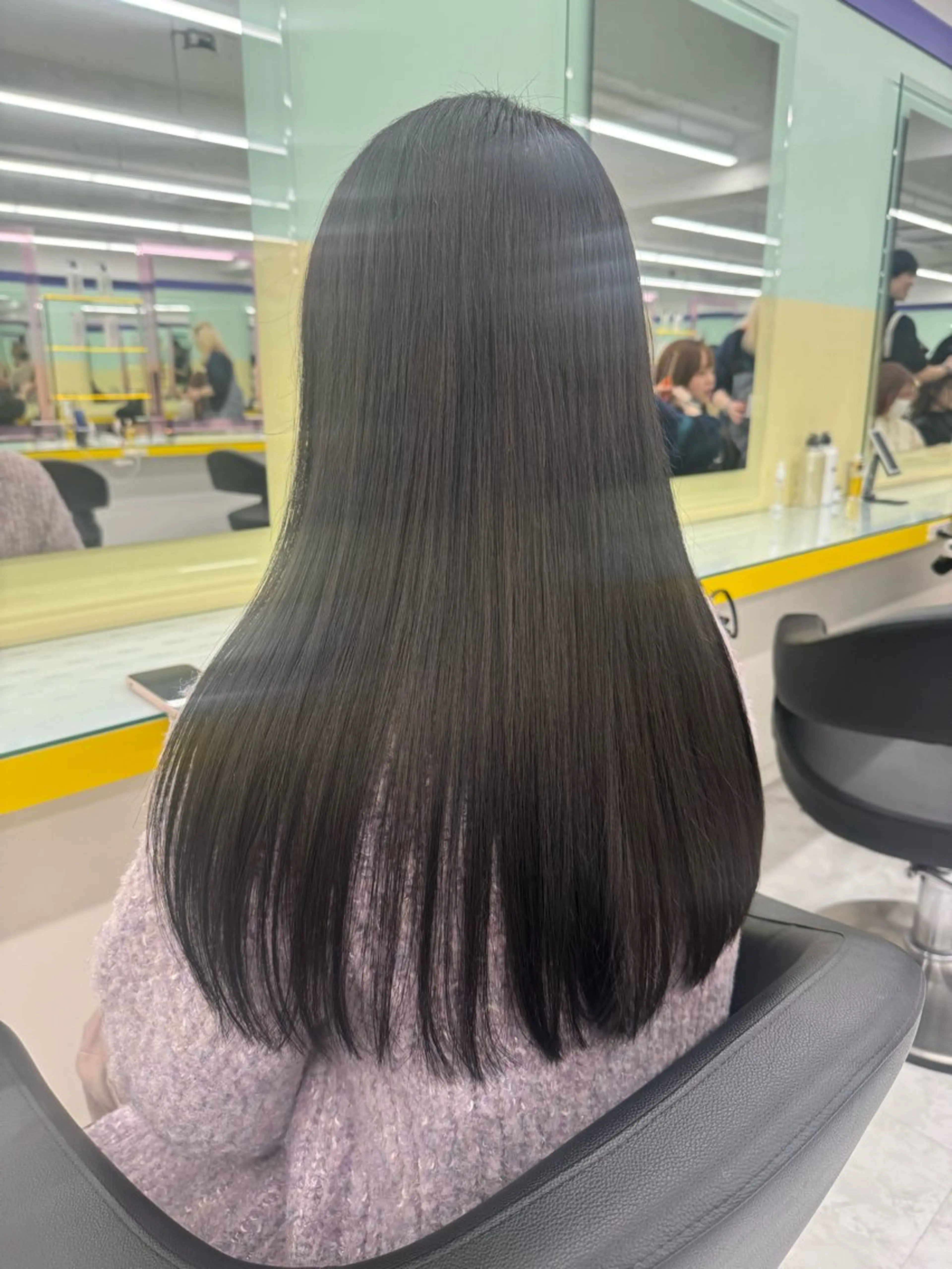 ミディアム カラー カット ヘアカラー トリートメント ヘッドスパ ヘアセット 🤍透明感トレンド 🤍上品ヘア🤍のヘアスタイル