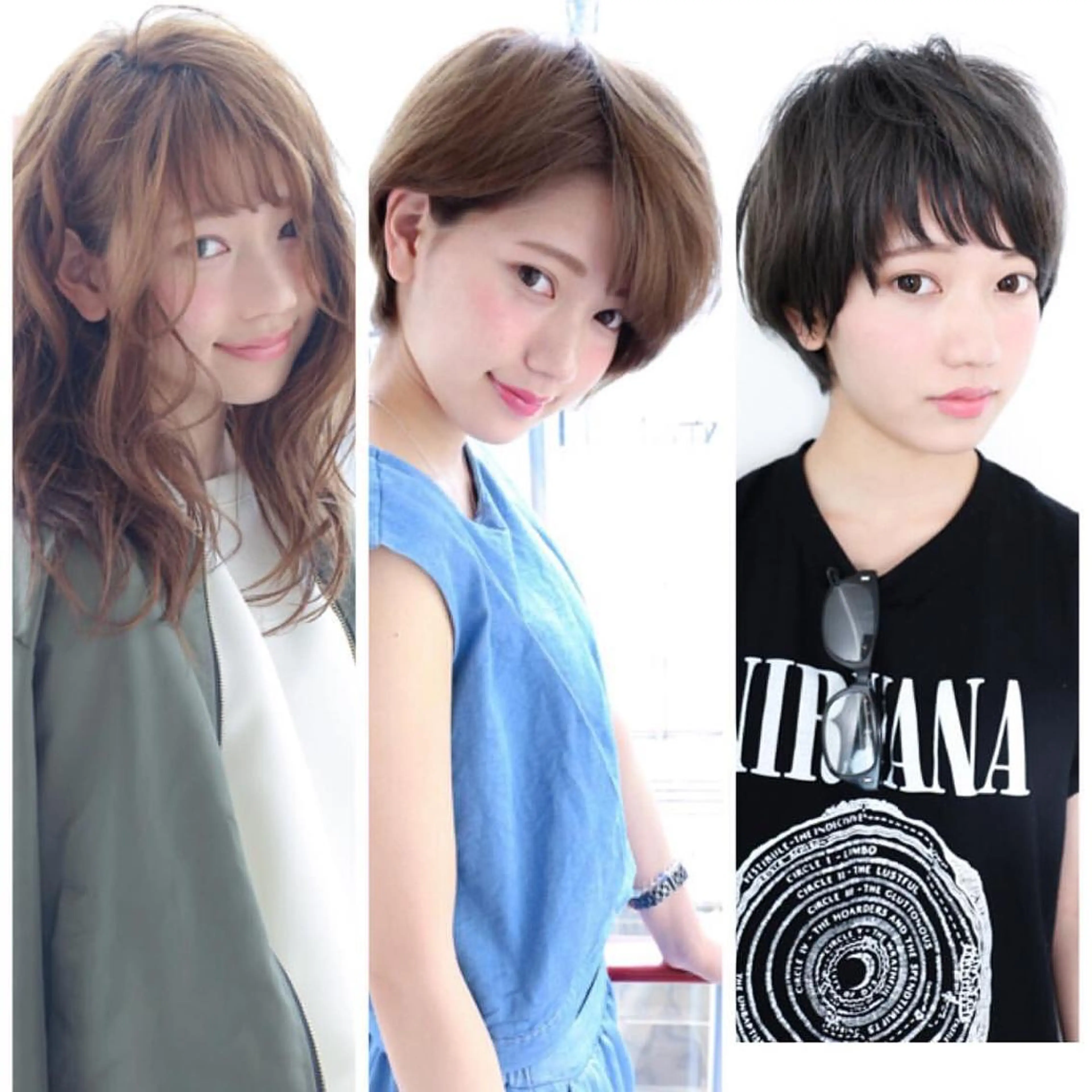 ショート ミディアム セミロング カラー パーマ ブリーチ/髪質改善 NYNY大久保のヘアスタイル