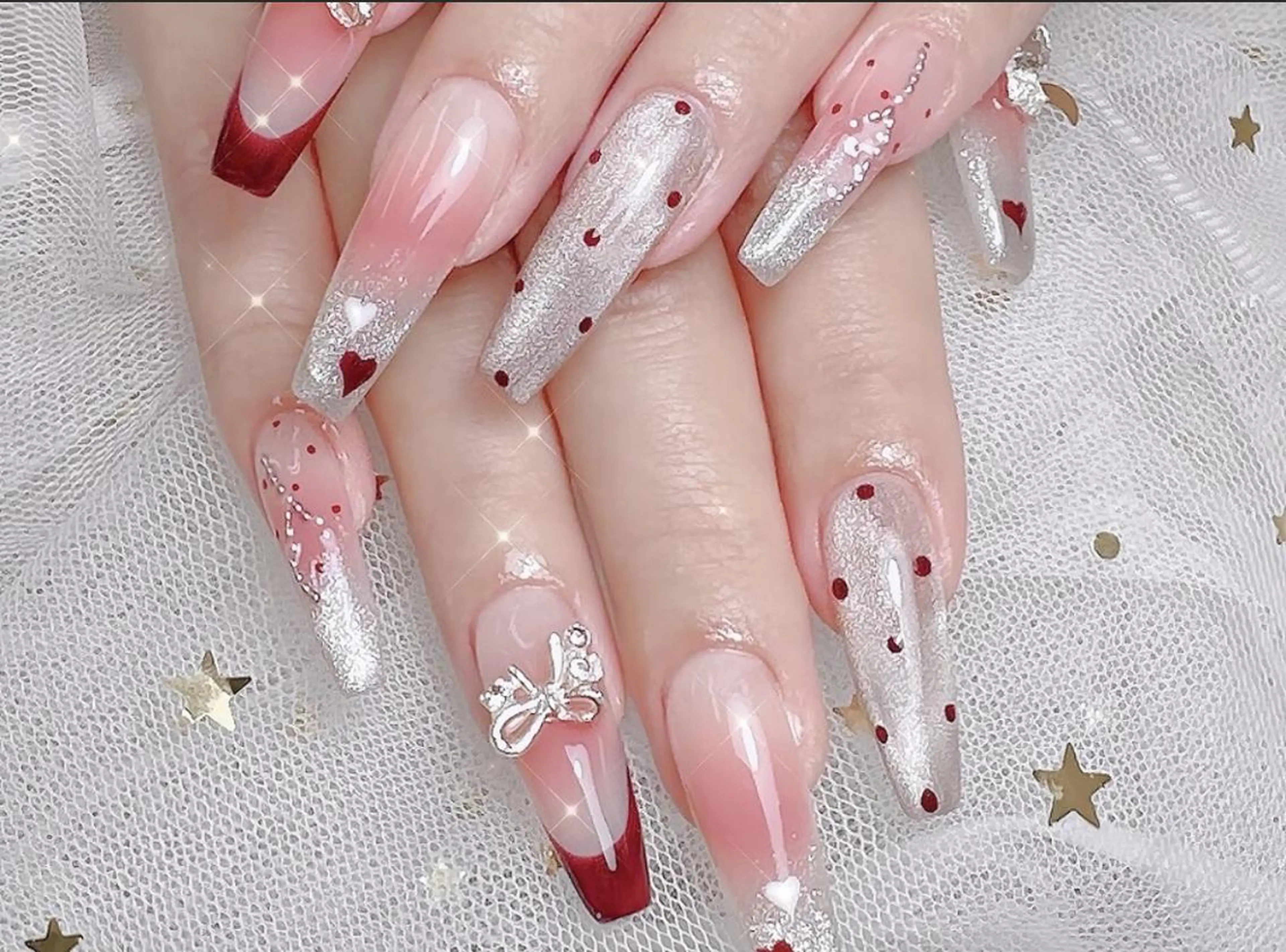 ネイル 🎀彩羽チップ 長さだし専門🎀のネイルデザイン