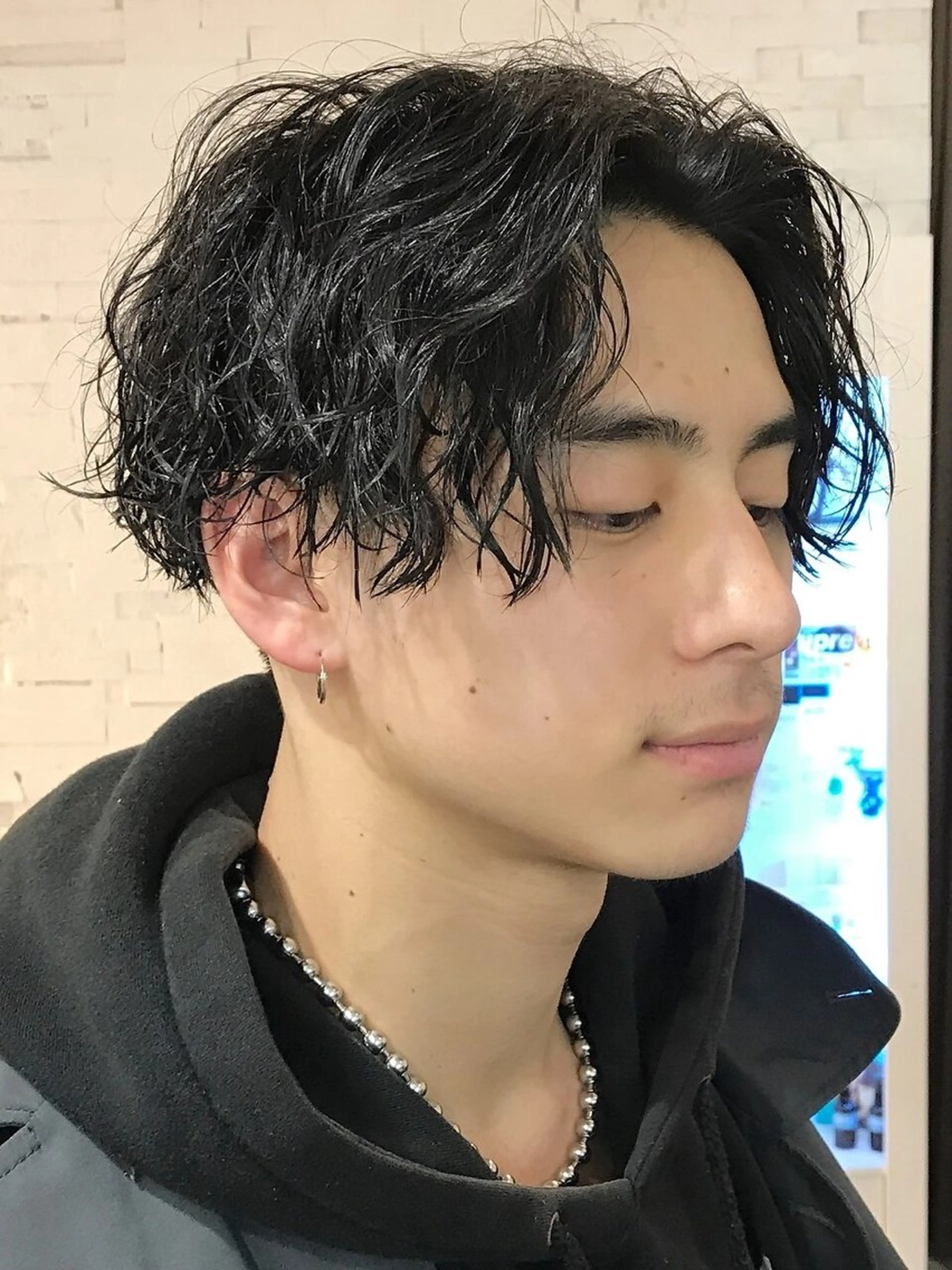 パーマ メンズ カット パーマ fifth 栄　メンズサロン所属・🌀メンズパーマ職人 🌀北村涼のヘアスタイル