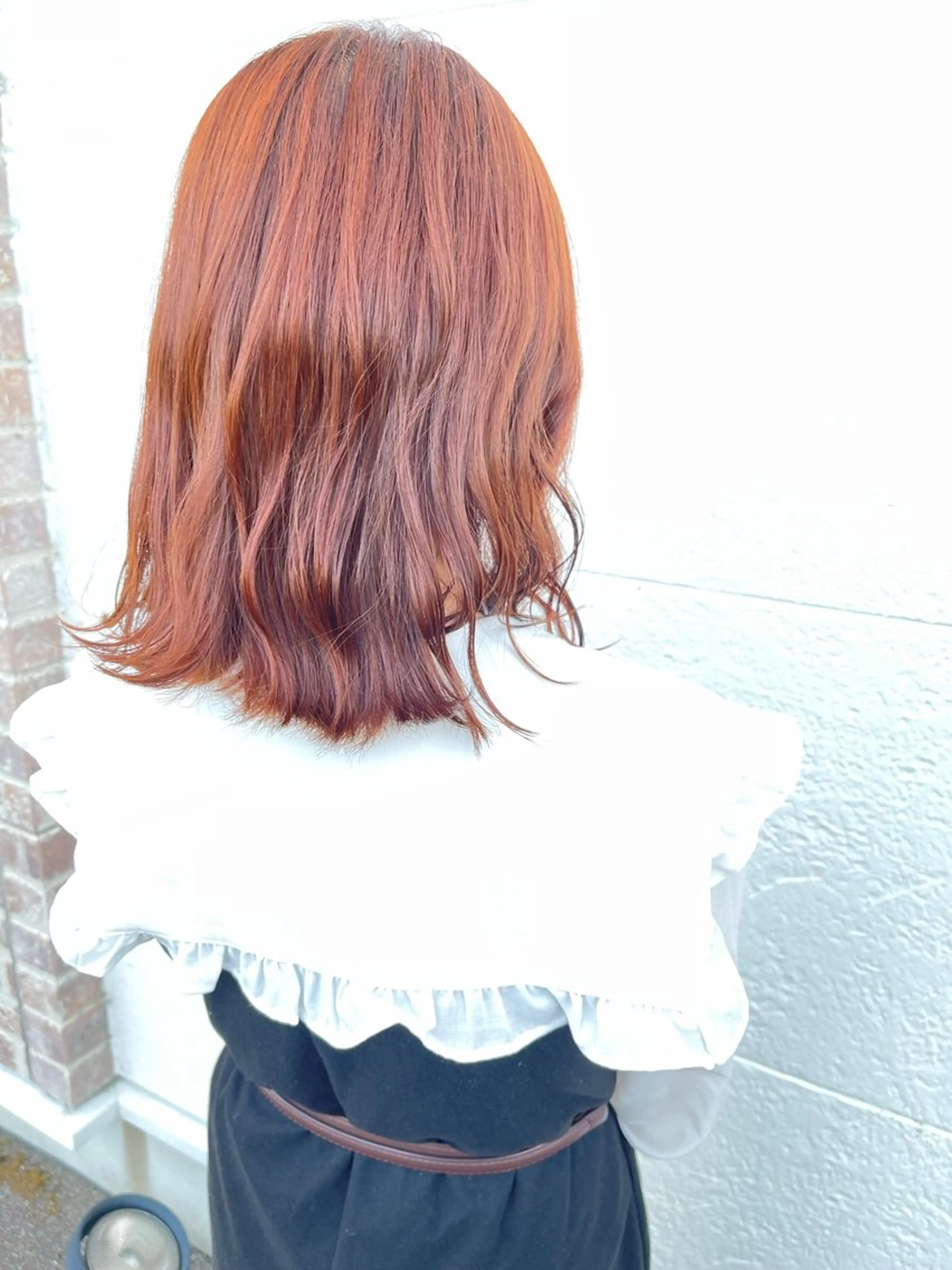 ミディアム 新宅 綾乃のヘアスタイル