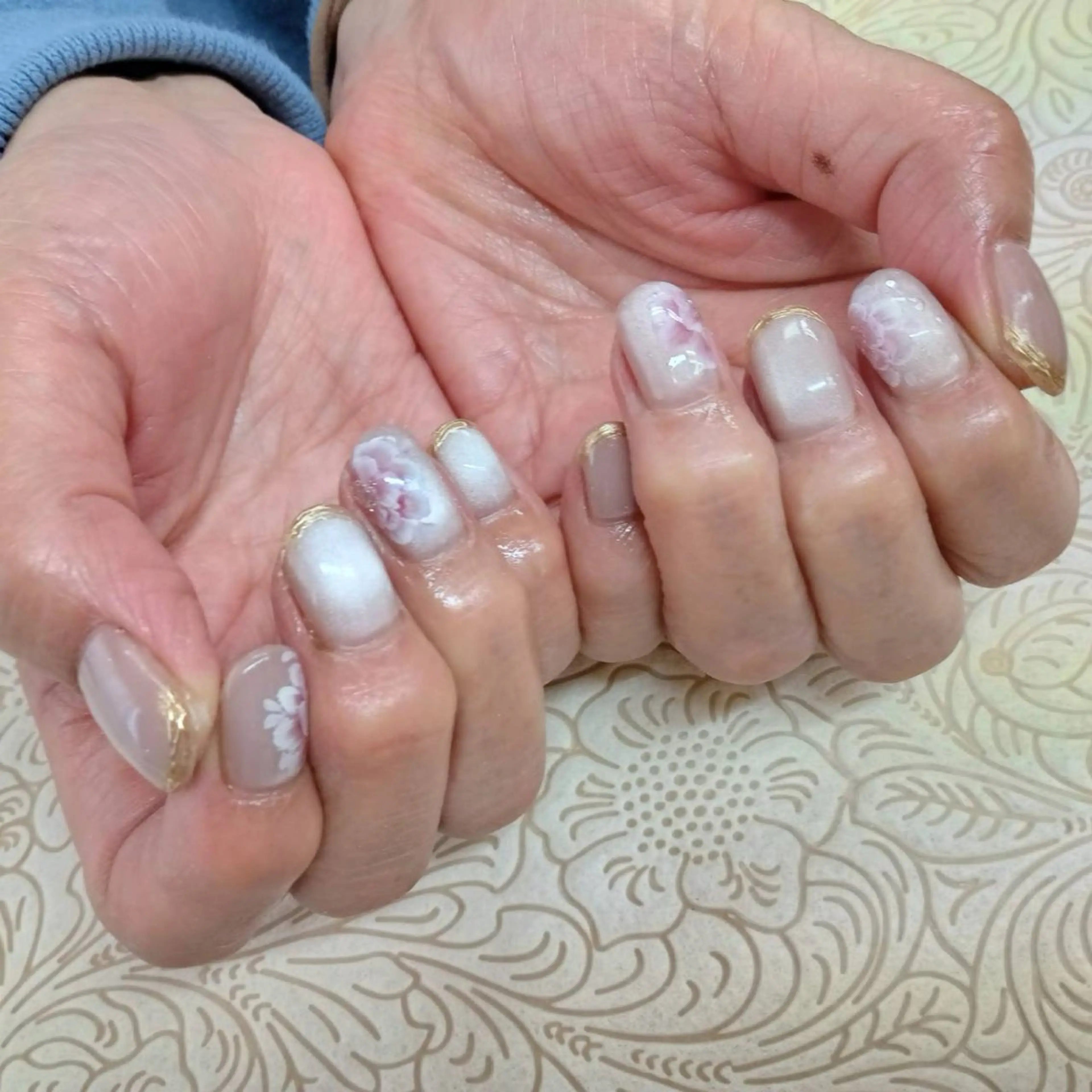 ネイル フラワーネイル precious nail room所属・precious nail  roomのネイルデザイン