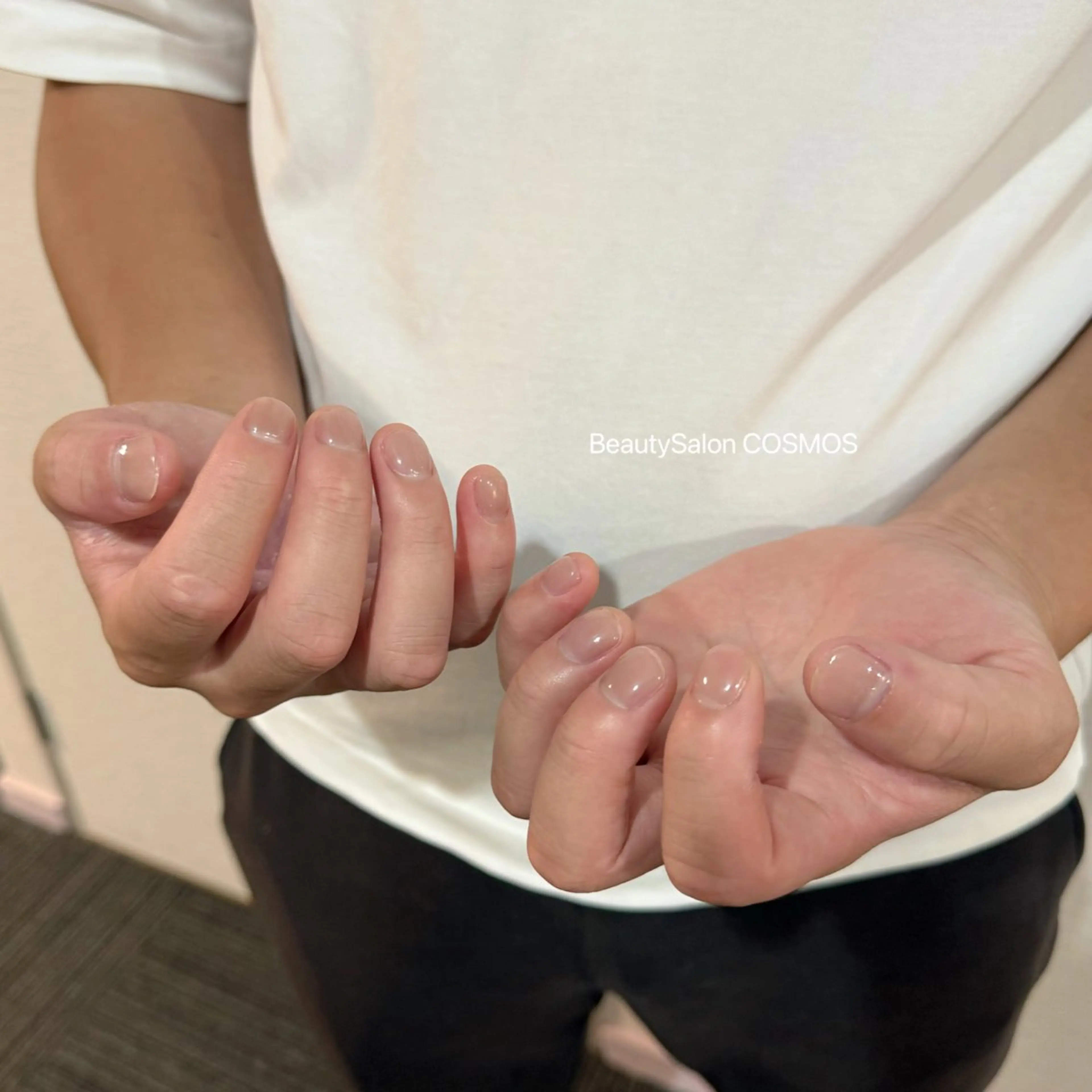 メンズ ネイル メンズネイル オフィスネイル ハンドネイル COSMOS なののネイルデザイン