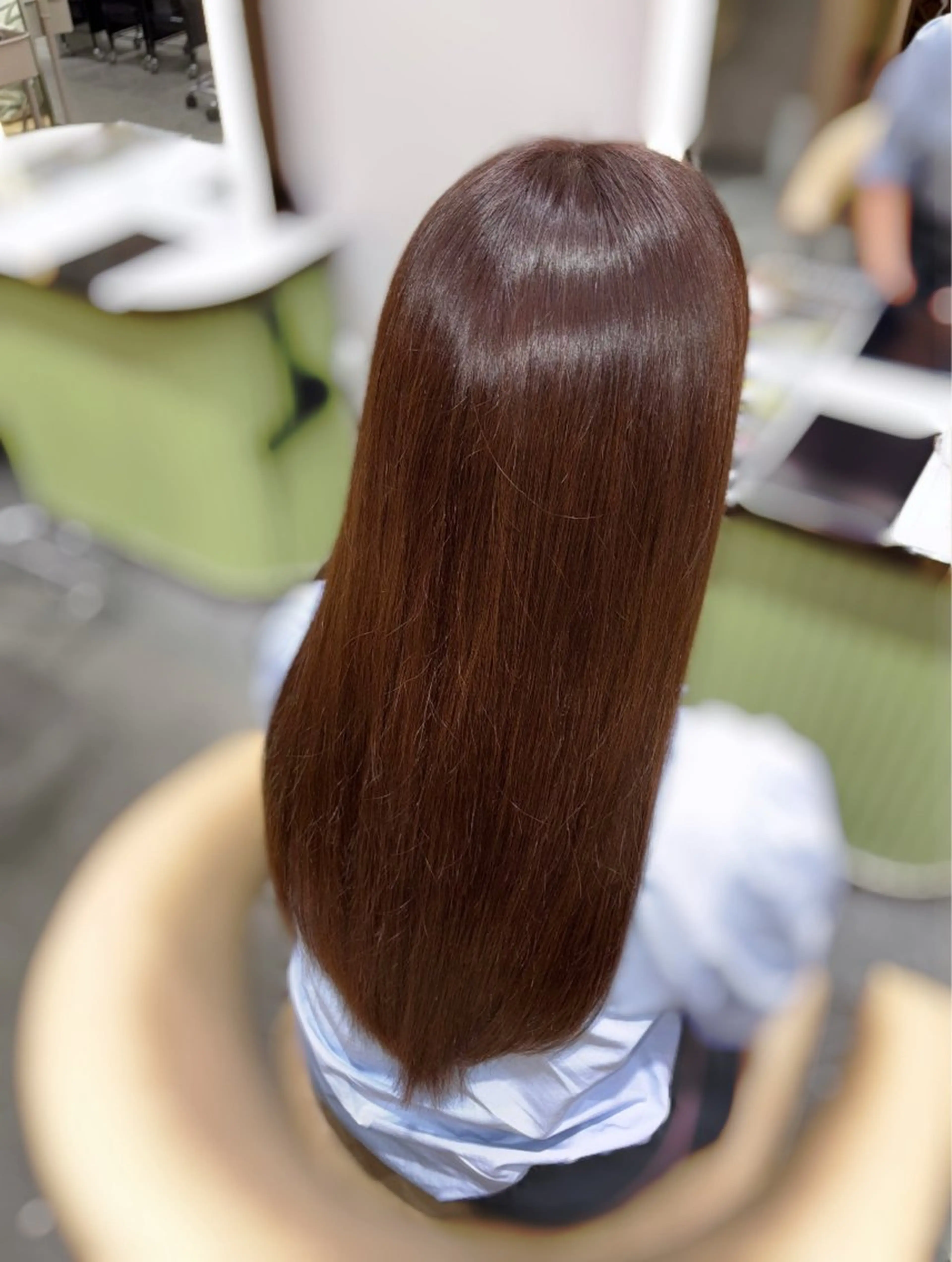 セミロング ヘアカラー 🩷大宮/韓国ヘア 特化/らいあ🩷のヘアスタイル