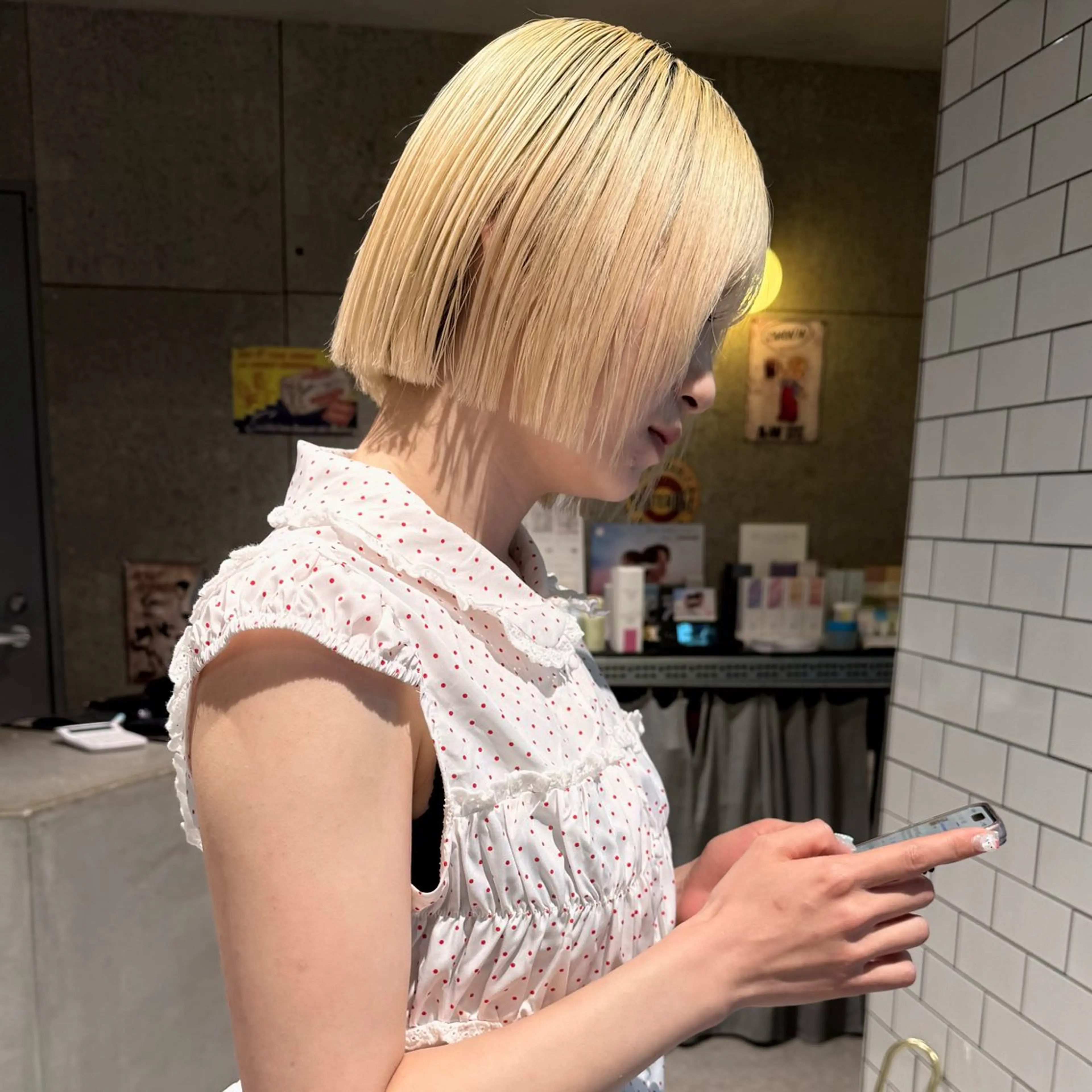 ショート ボブ/ショートボブ/ 岡山駅/別曽遥也のヘアスタイル