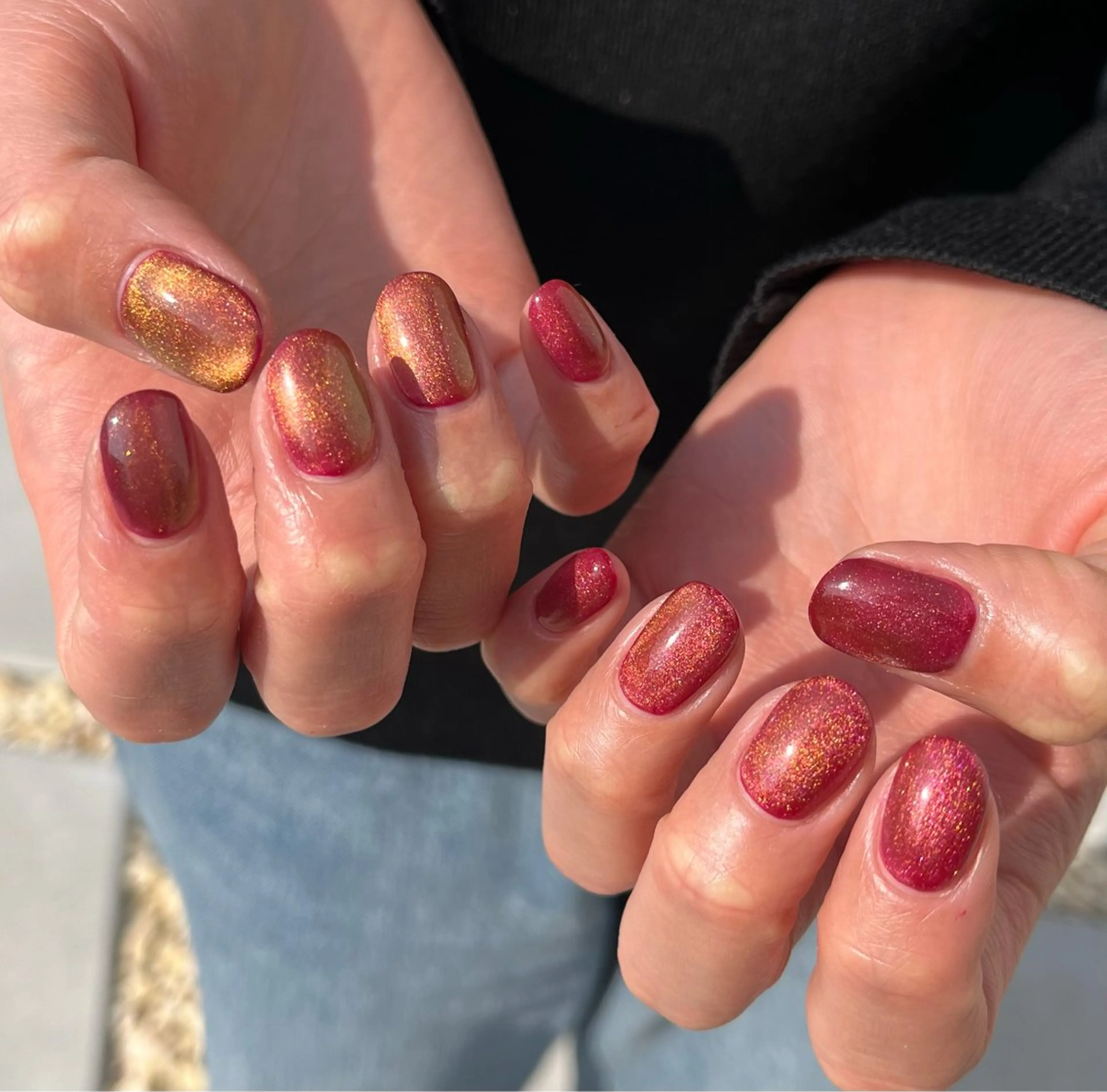 ネイル マグネットネイル ハンドネイル HazeGrass NAILのネイルデザイン