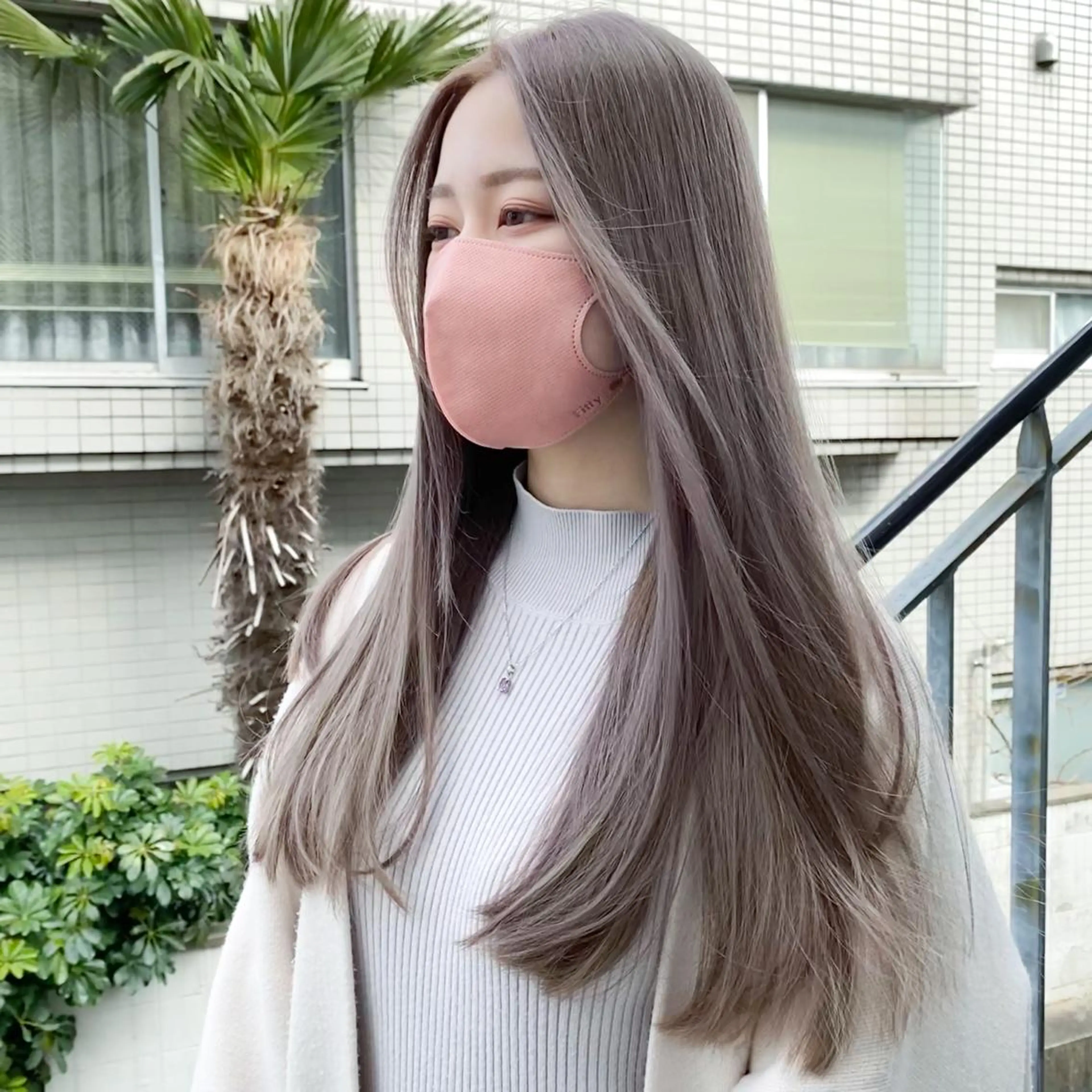 ロング カラー カット ヘアカラー トリートメント 艶髪ブリーチ 永井竜也のヘアスタイル