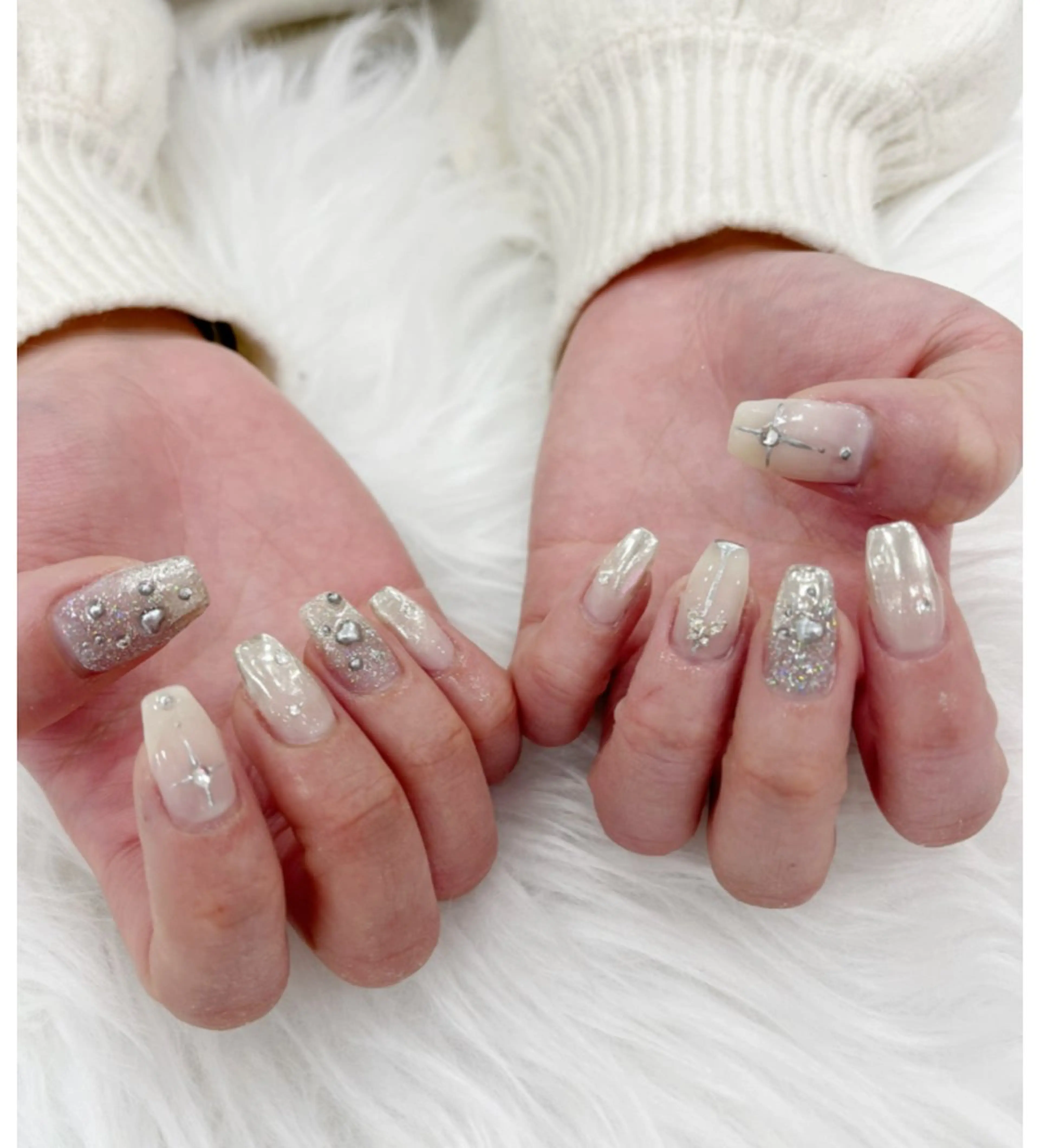 ネイル 長さ出し フットネイル ジェルネイル 韓国ネイル マグネットネイル #Amin所属・#Amin nail salonのネイルデザイン