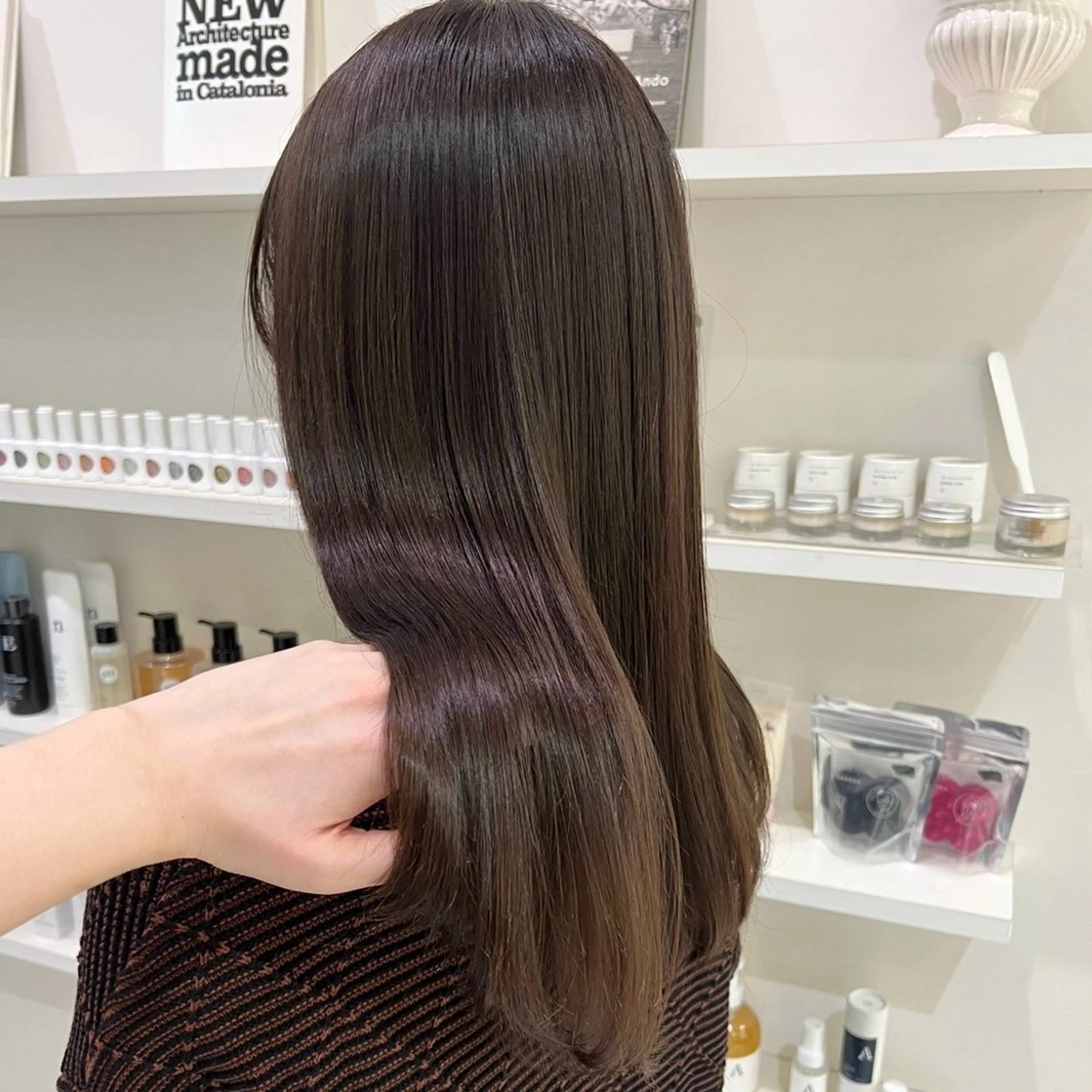 ロング カラー ヘアカラー トリートメント ParveMix￤ 大賀さつき🍨🤍のヘアスタイル