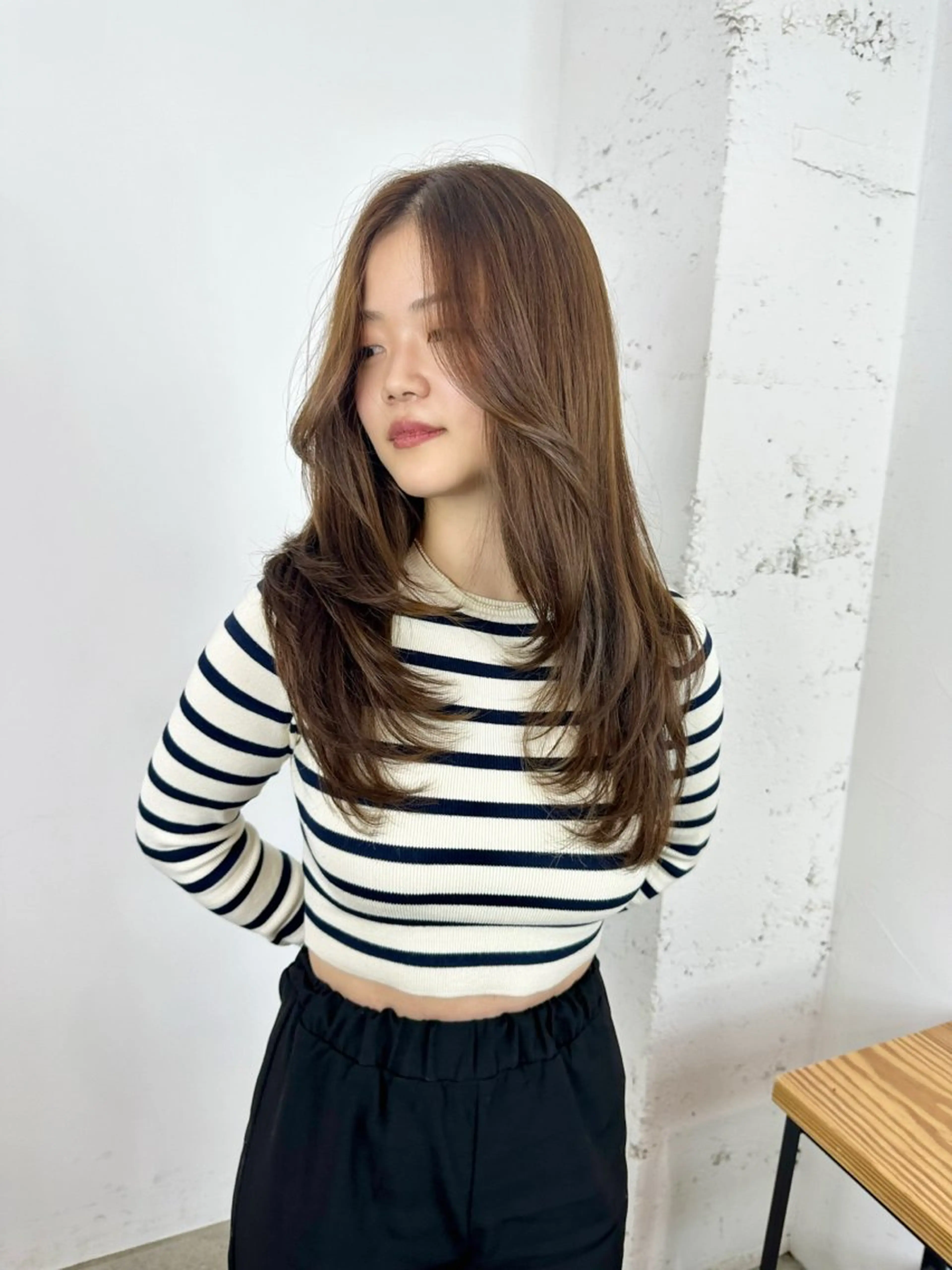 ロング 塩田 悠我のヘアスタイル