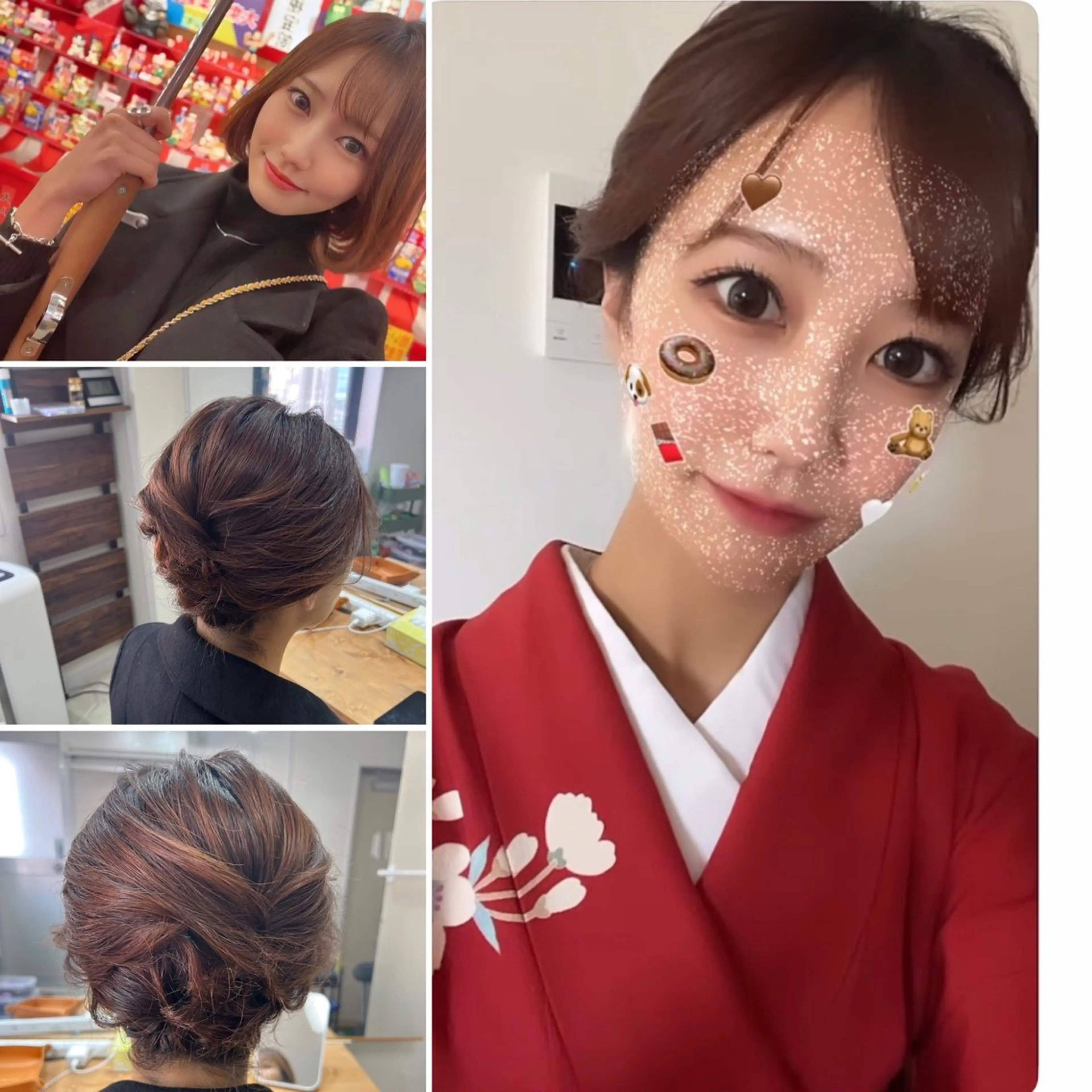 ショート ヘアアレンジ 着物ヘア ショートヘア 山室 敬義のヘアスタイル