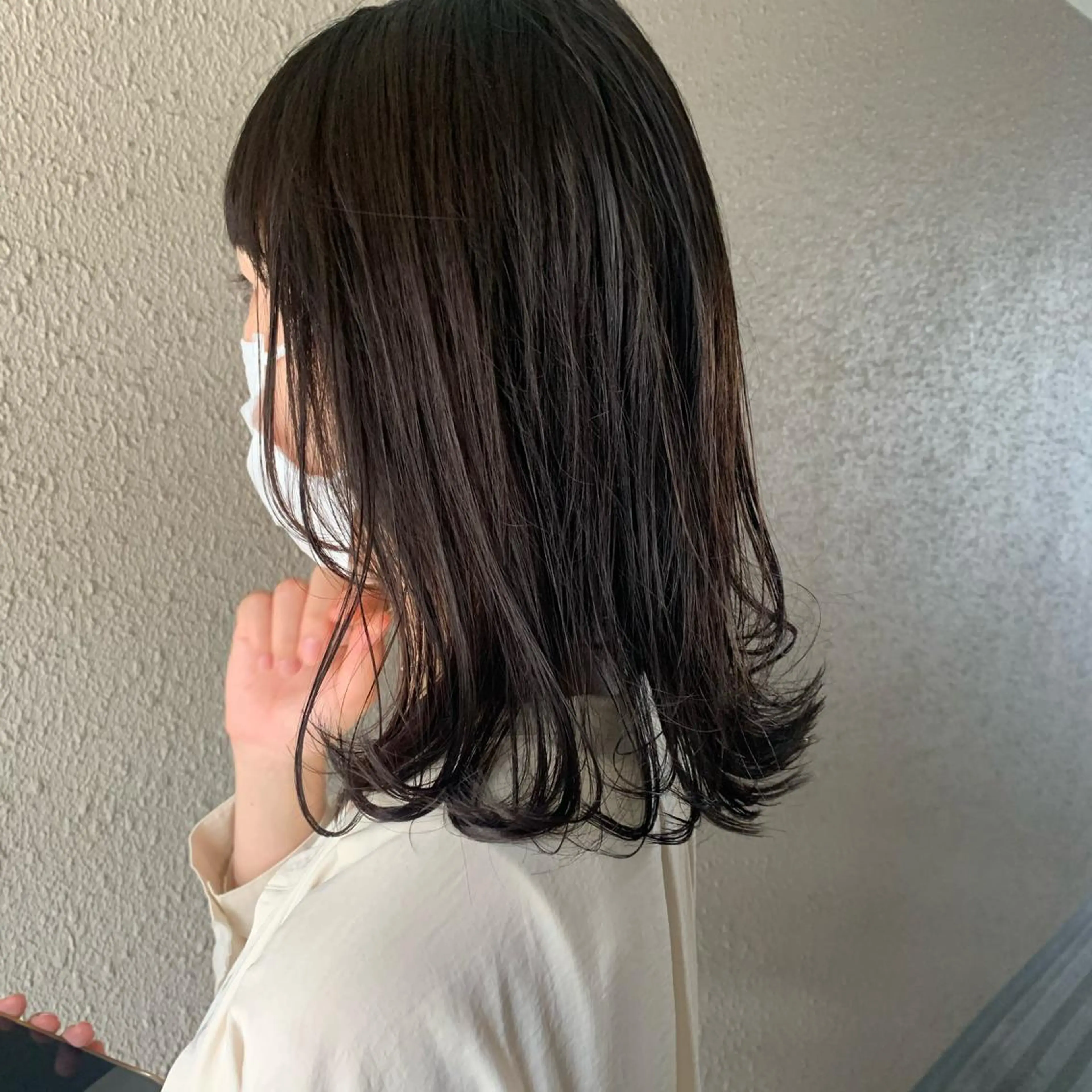 ミディアム カラー chouette/ 根本優希のヘアスタイル