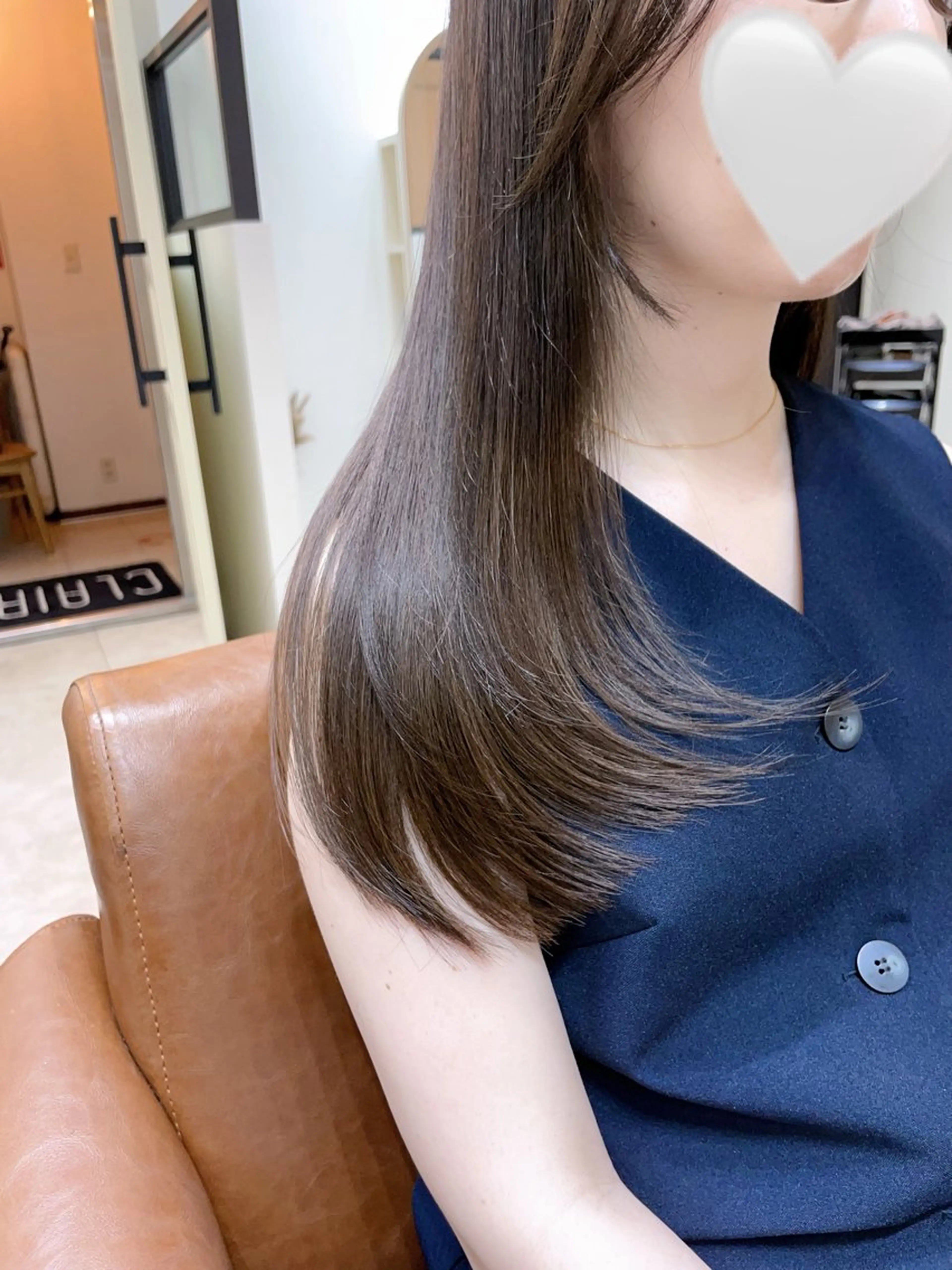 ロング カラー カット ヘアカラー トリートメント 村山 茉衣のヘアスタイル