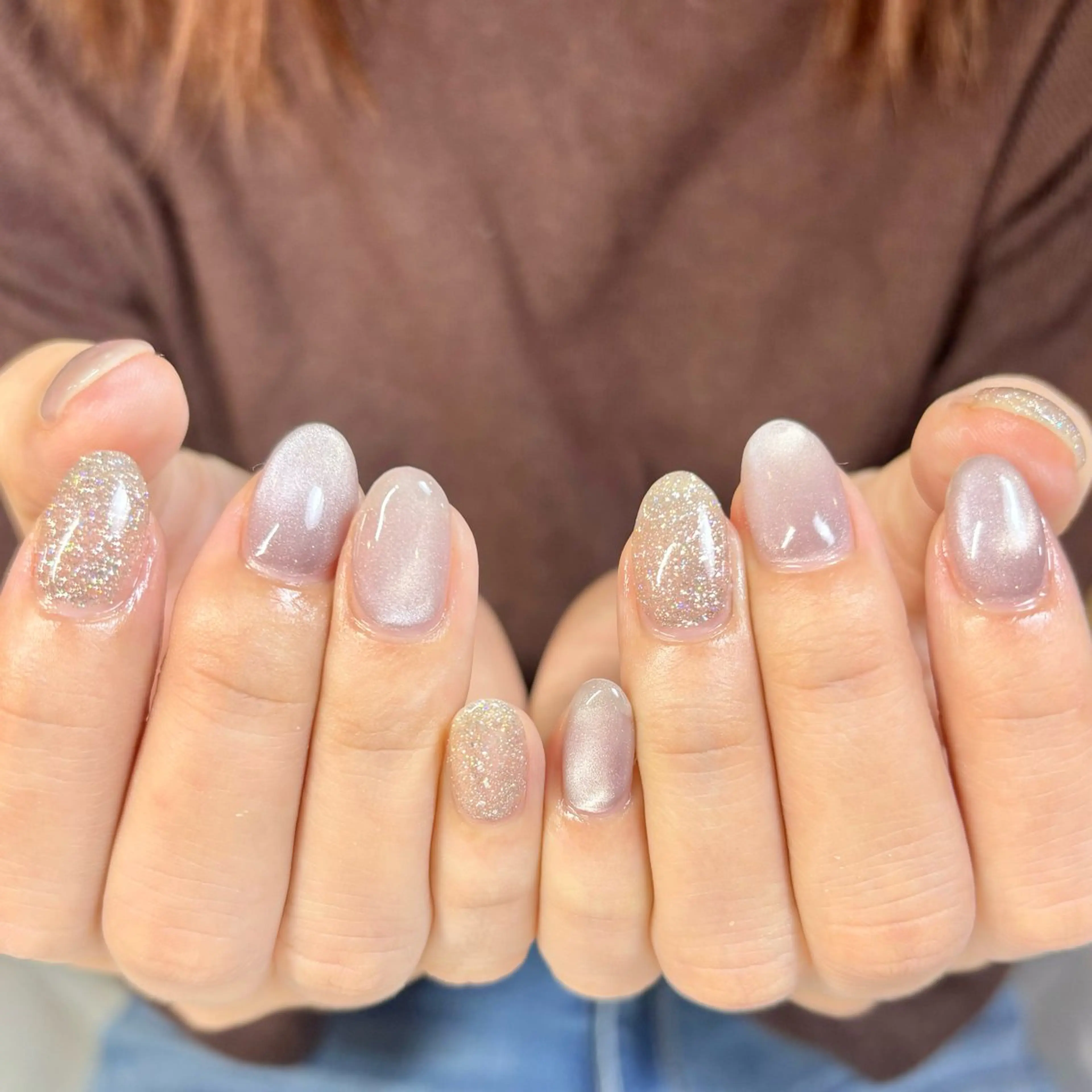ネイル マグネットネイル ハンドネイル LYLY yukiのネイルデザイン