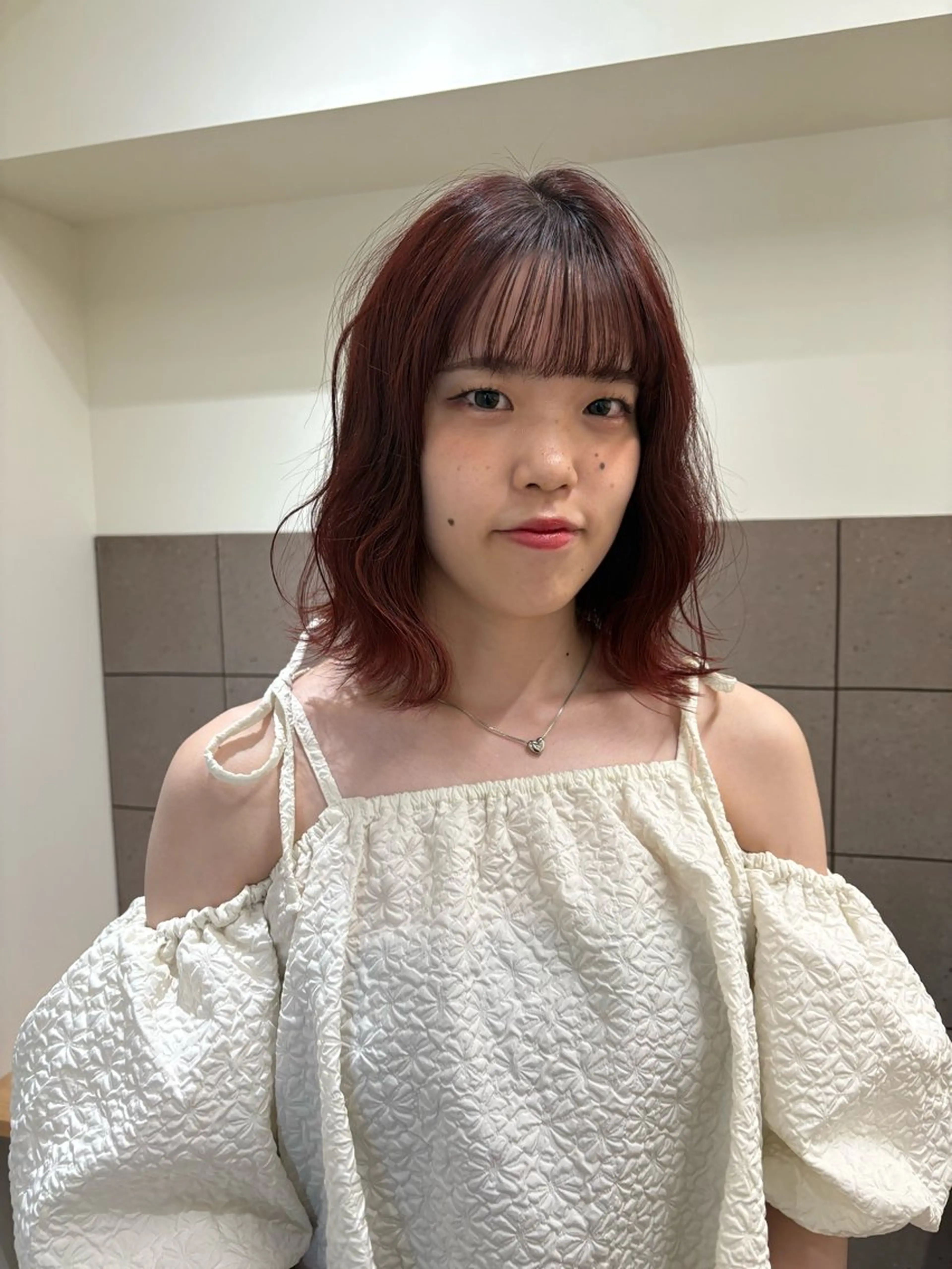 ミディアム カラー カット ヘアカラー トリートメント natsuki /HUI 金山のヘアスタイル