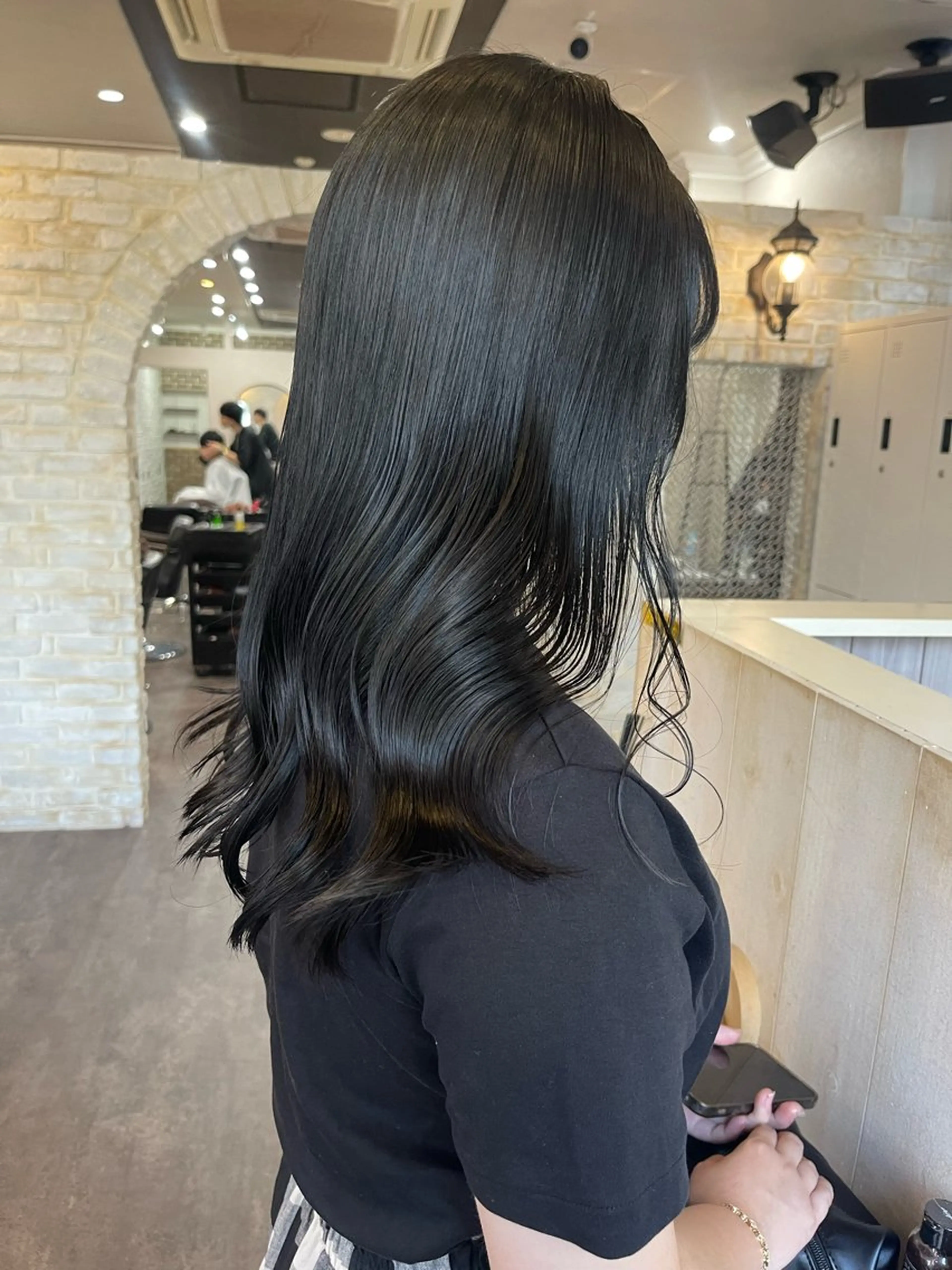 セミロング カラー🫧アレンジ 🎀REIMIのヘアスタイル