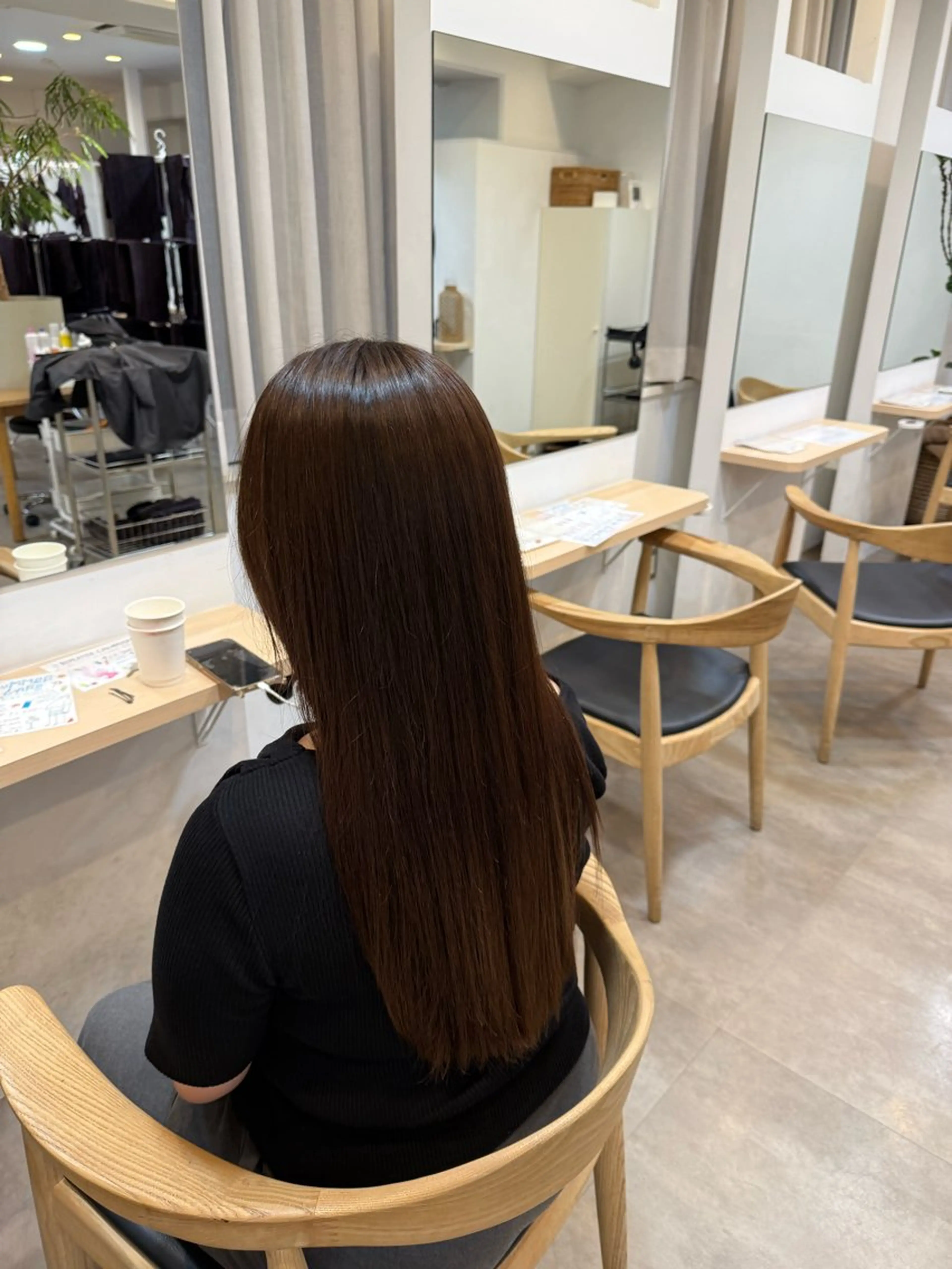 髪質改善ストレート🥣 💞19時限定・モデル限定💞（選べるオージュアシャンプー付き✨️）の写真