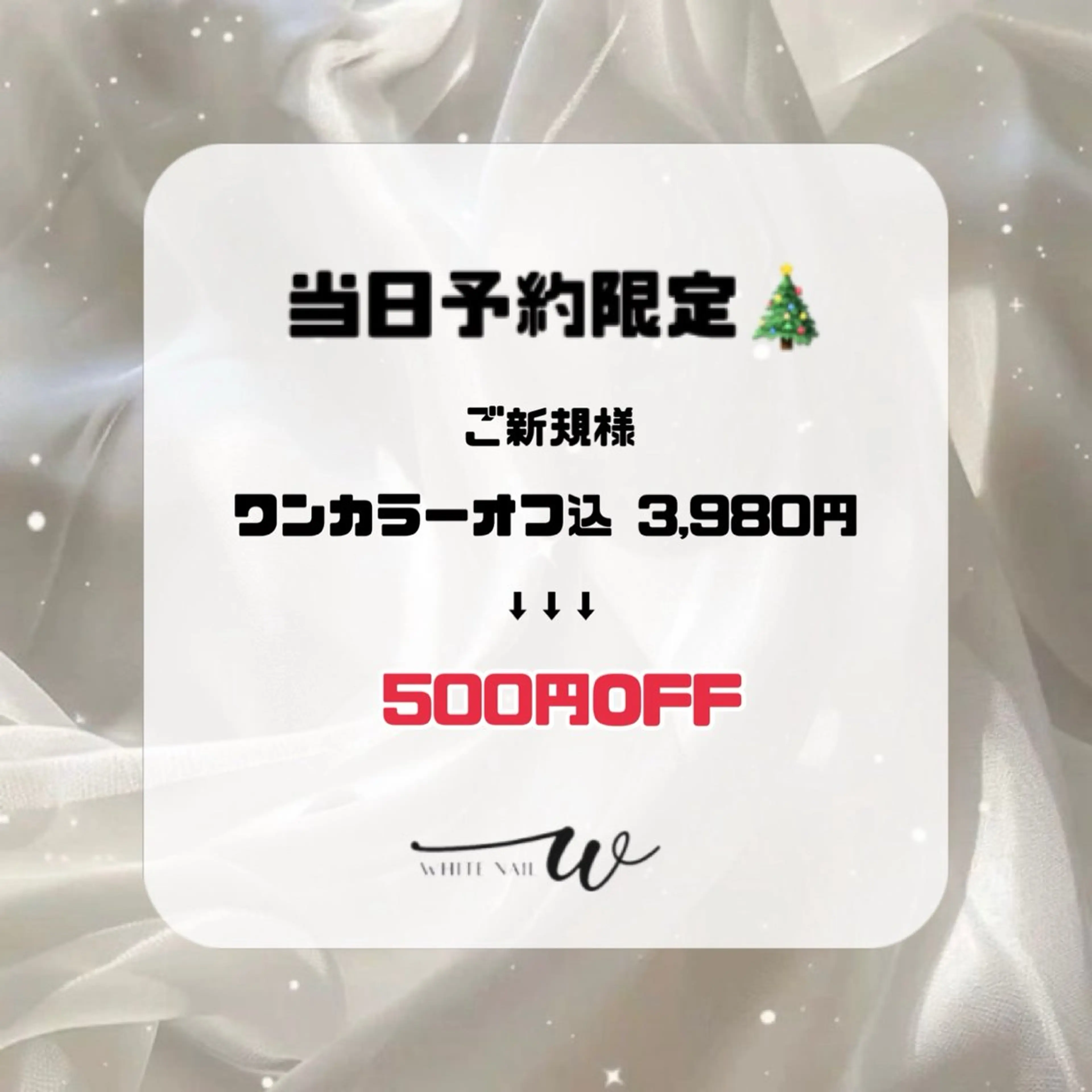 🎄当日予約限定🎄ワンカラー💠初回オフ込の写真