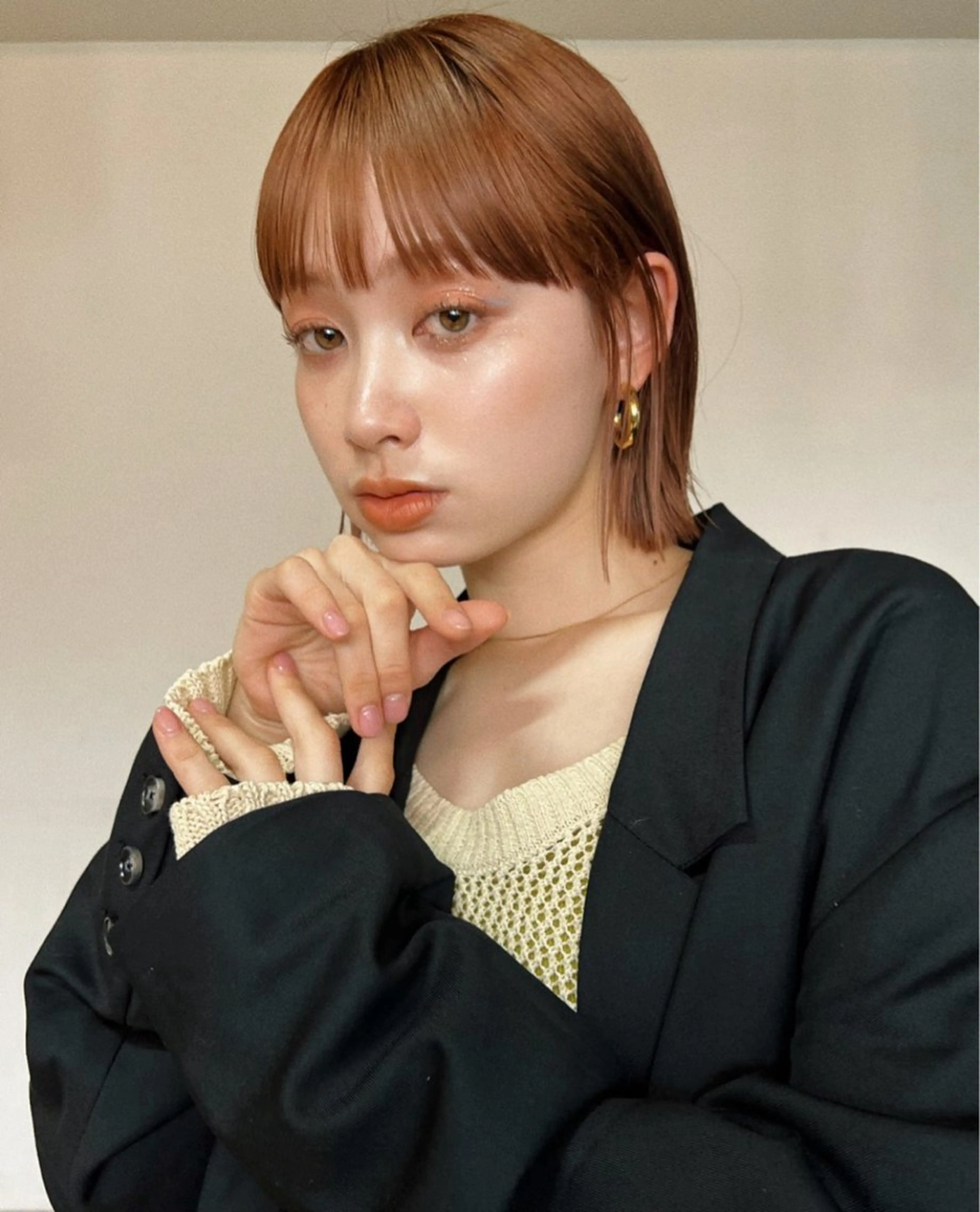 ミディアム ボブ SALOWIN新潟万代店所属・SaKiho 🎀のヘアスタイル