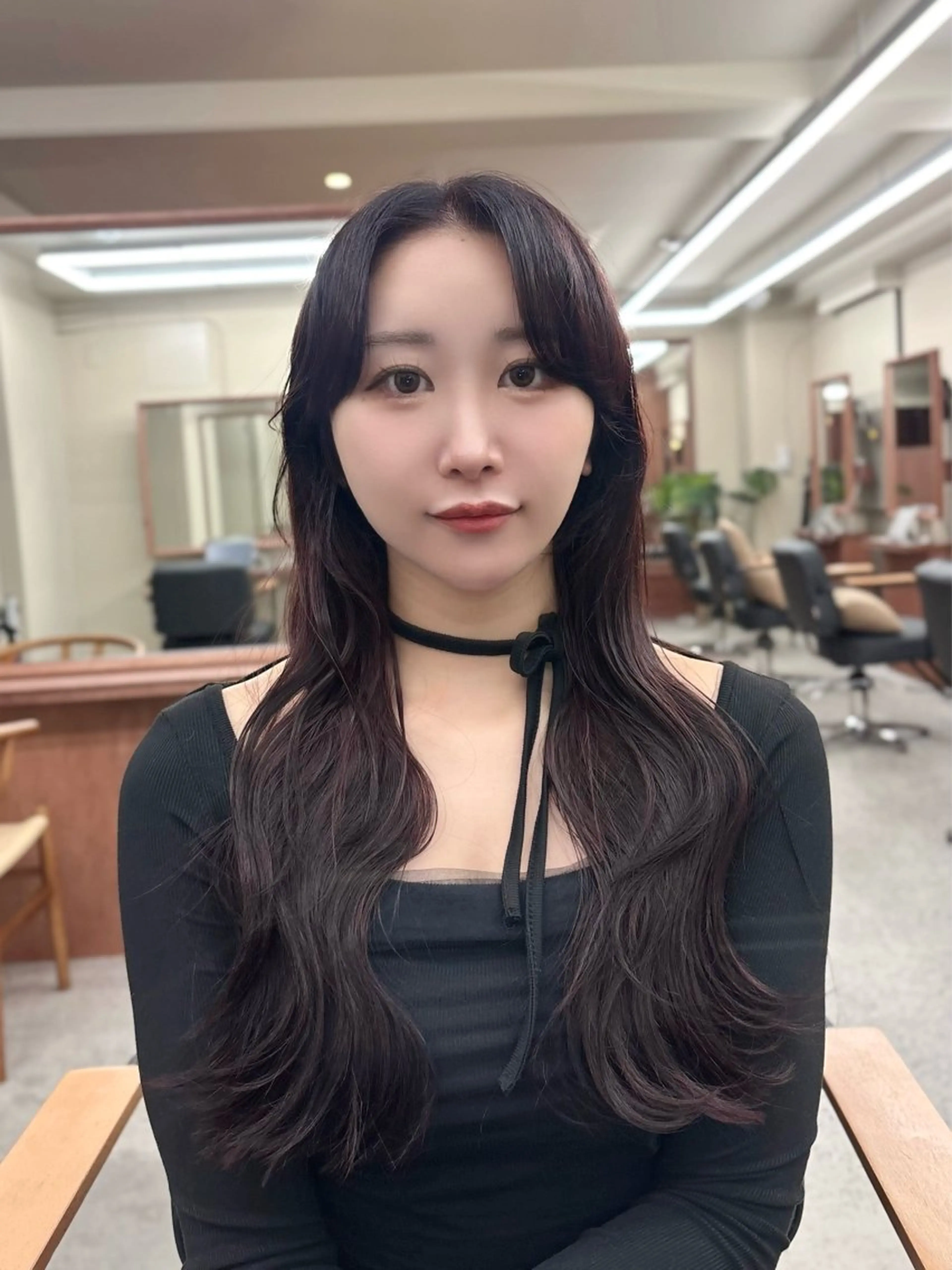 ロング カット ヘアカラー トリートメント 韓国ヘア🇰🇷 艶髪✨️-裕人-のヘアスタイル