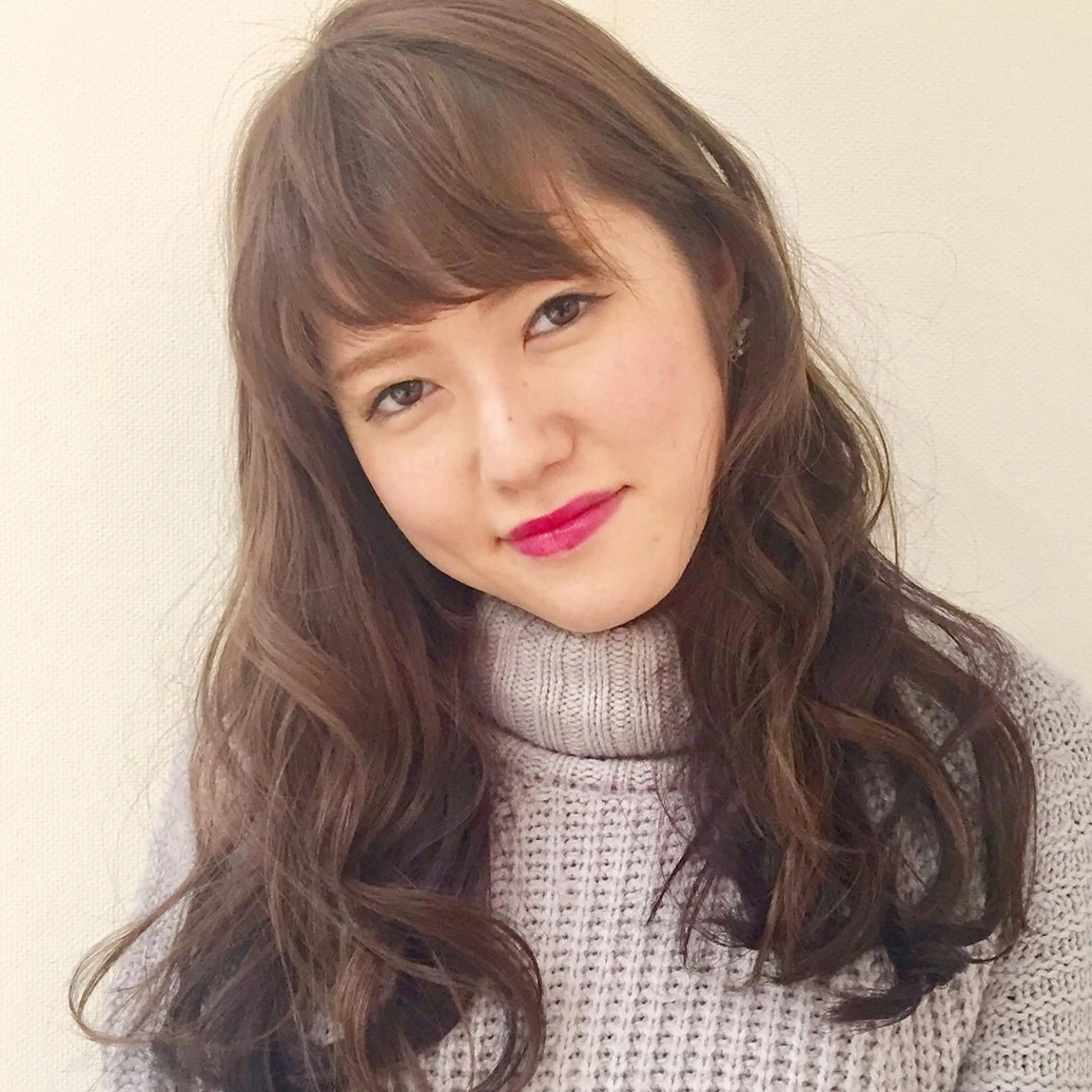 ロング カット ヘアカラー to heart 十三店所属・ユ イのヘアスタイル