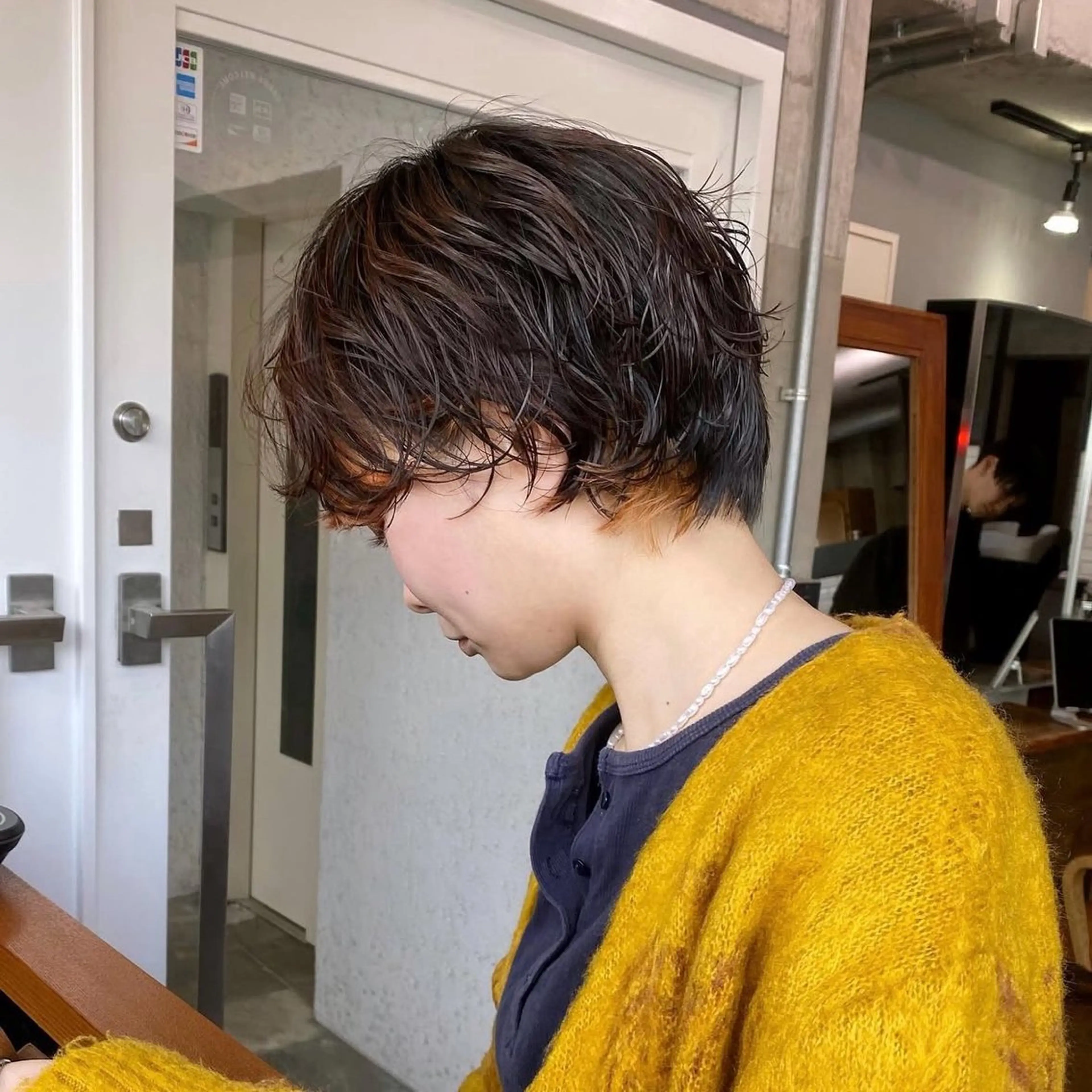 ショート パーマ つかもと みことのヘアスタイル