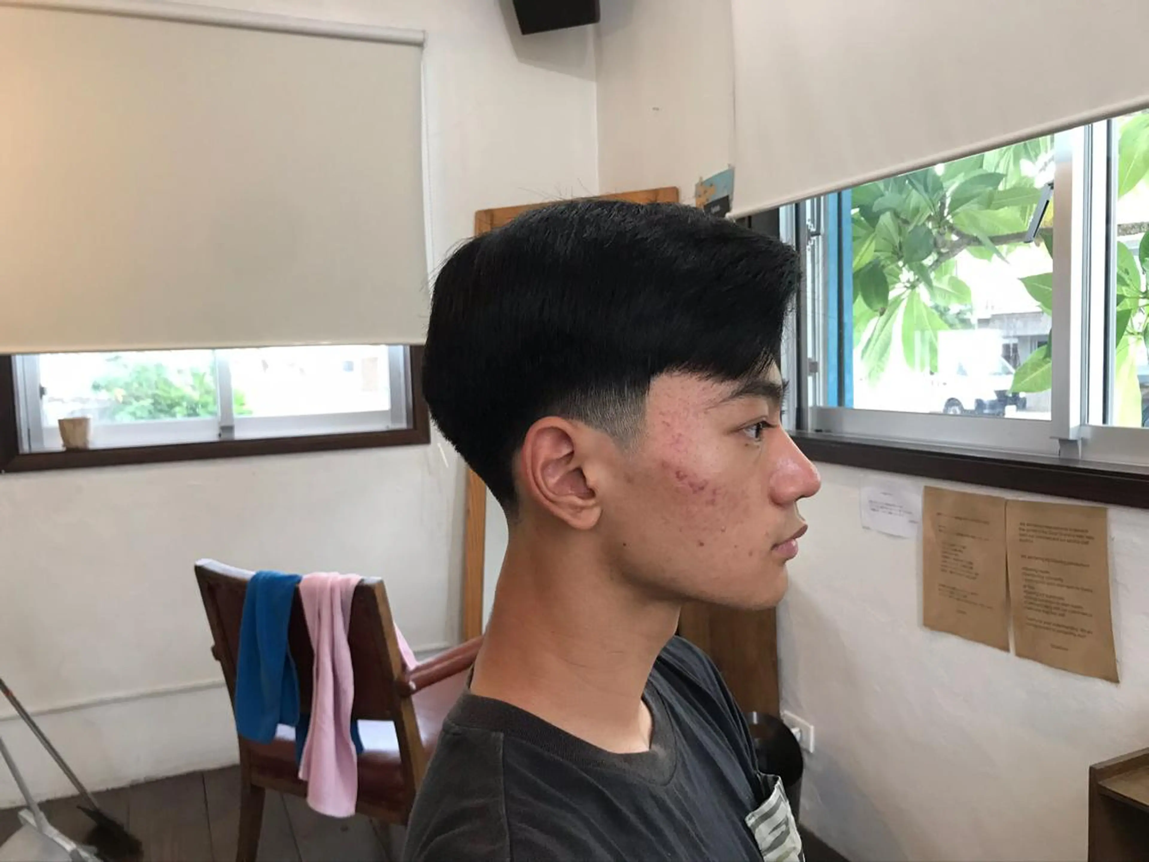 メンズ フェードカット スタイルボーン所属・佐藤 海舟のヘアスタイル